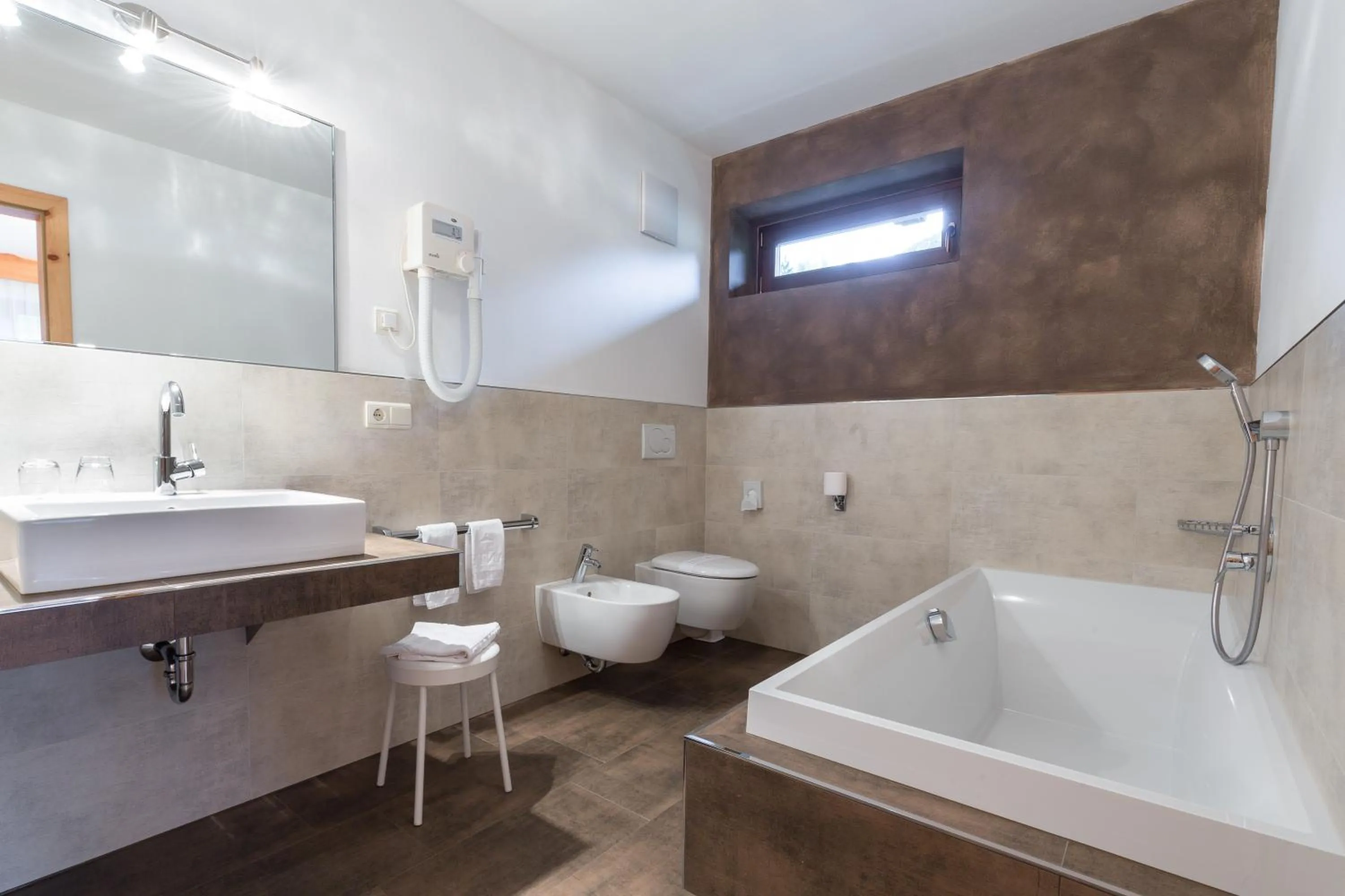 Bedroom in Romantik Hotel Santer