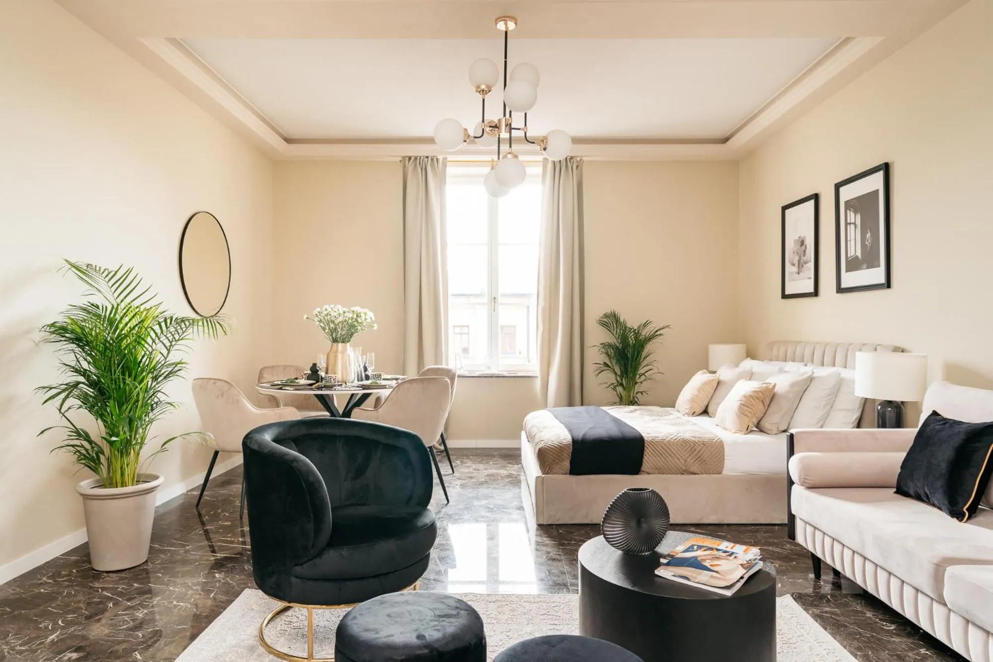 Seating area in Bogoria Residence - LoftAffair Collection