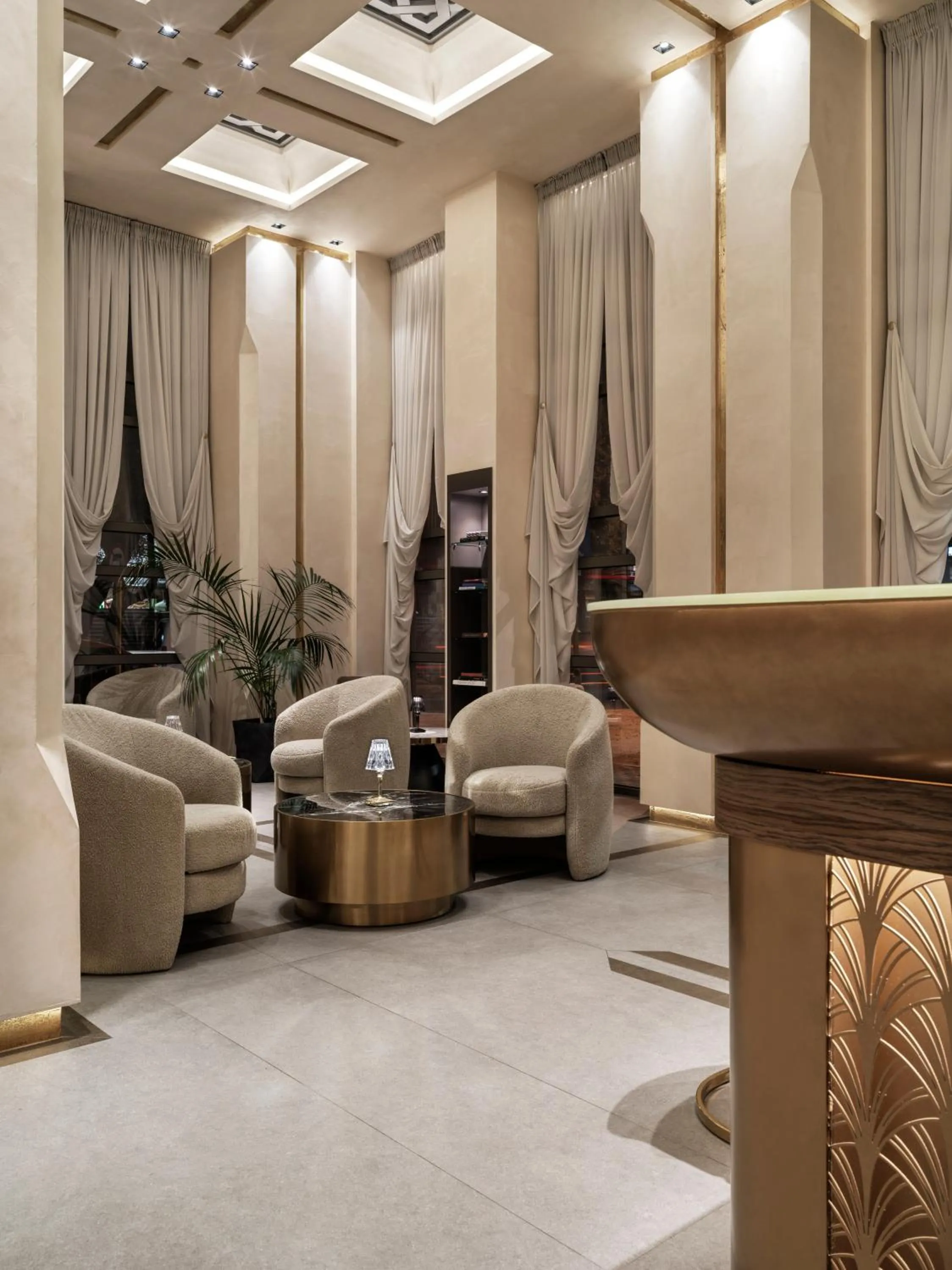 Seating area in The Chania Hotel Crete, Vignette Collection