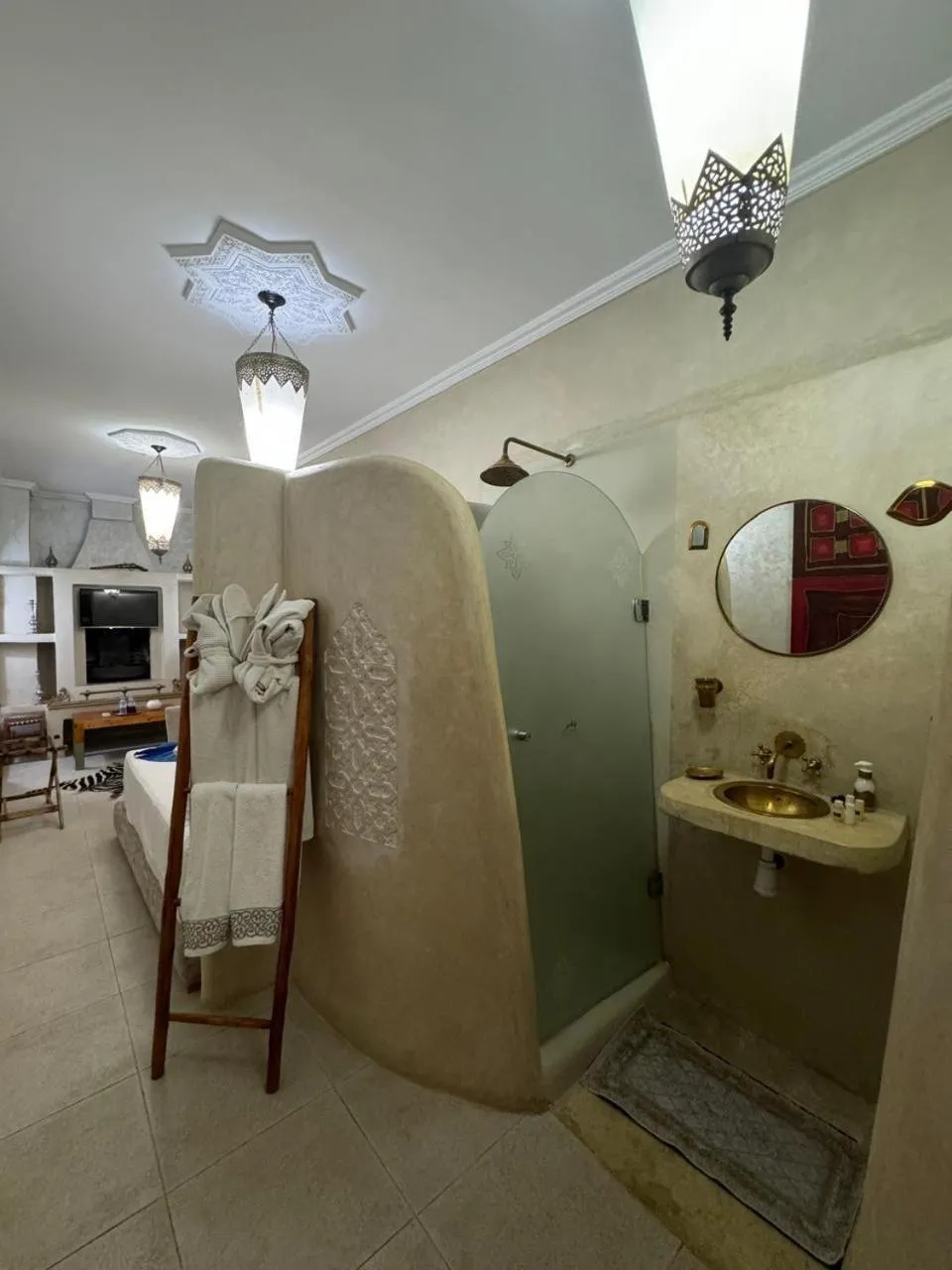 Bathroom in Riad Rodaina & SPA
