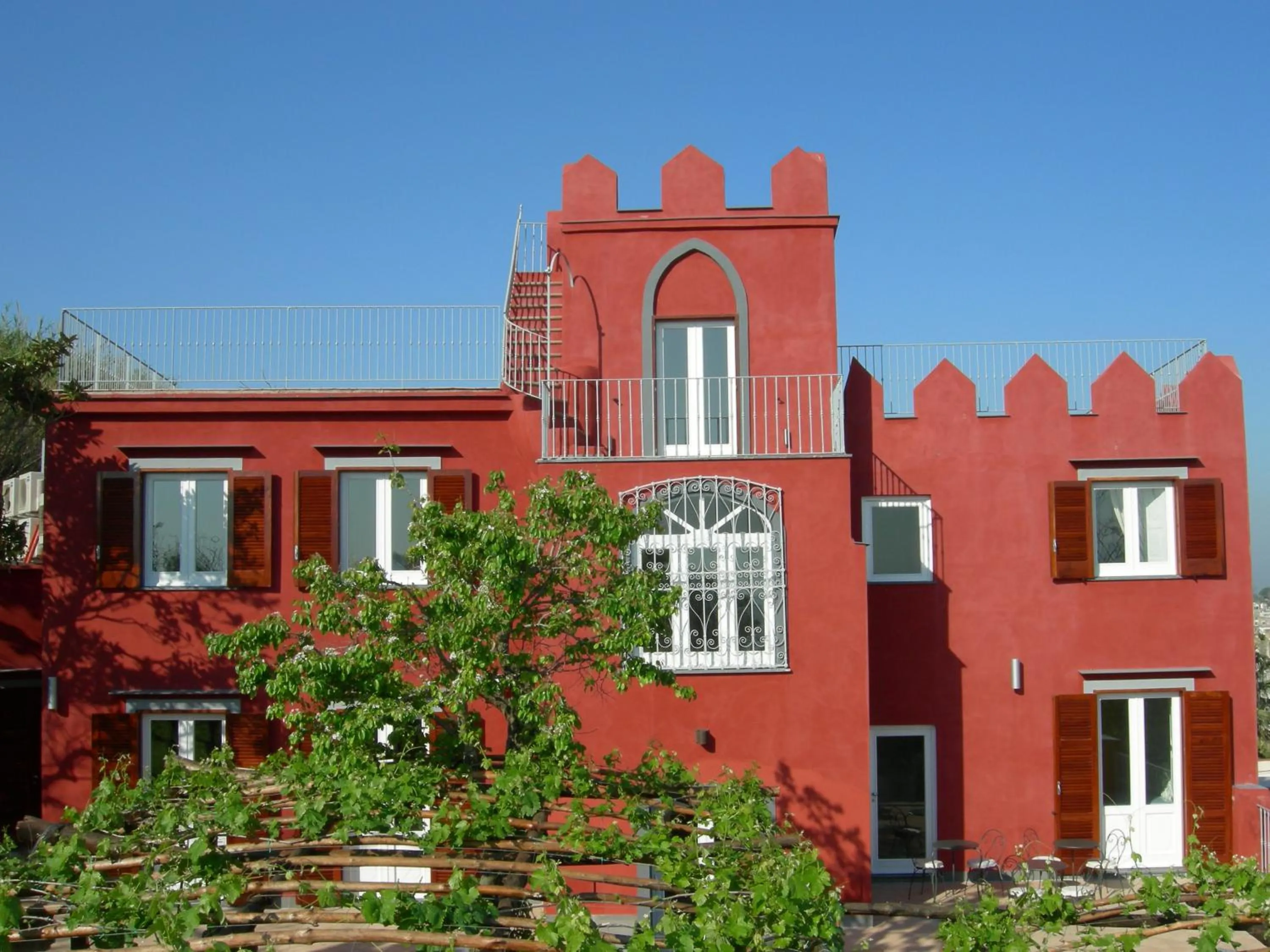 Patio in Albergo 'La Vigna'