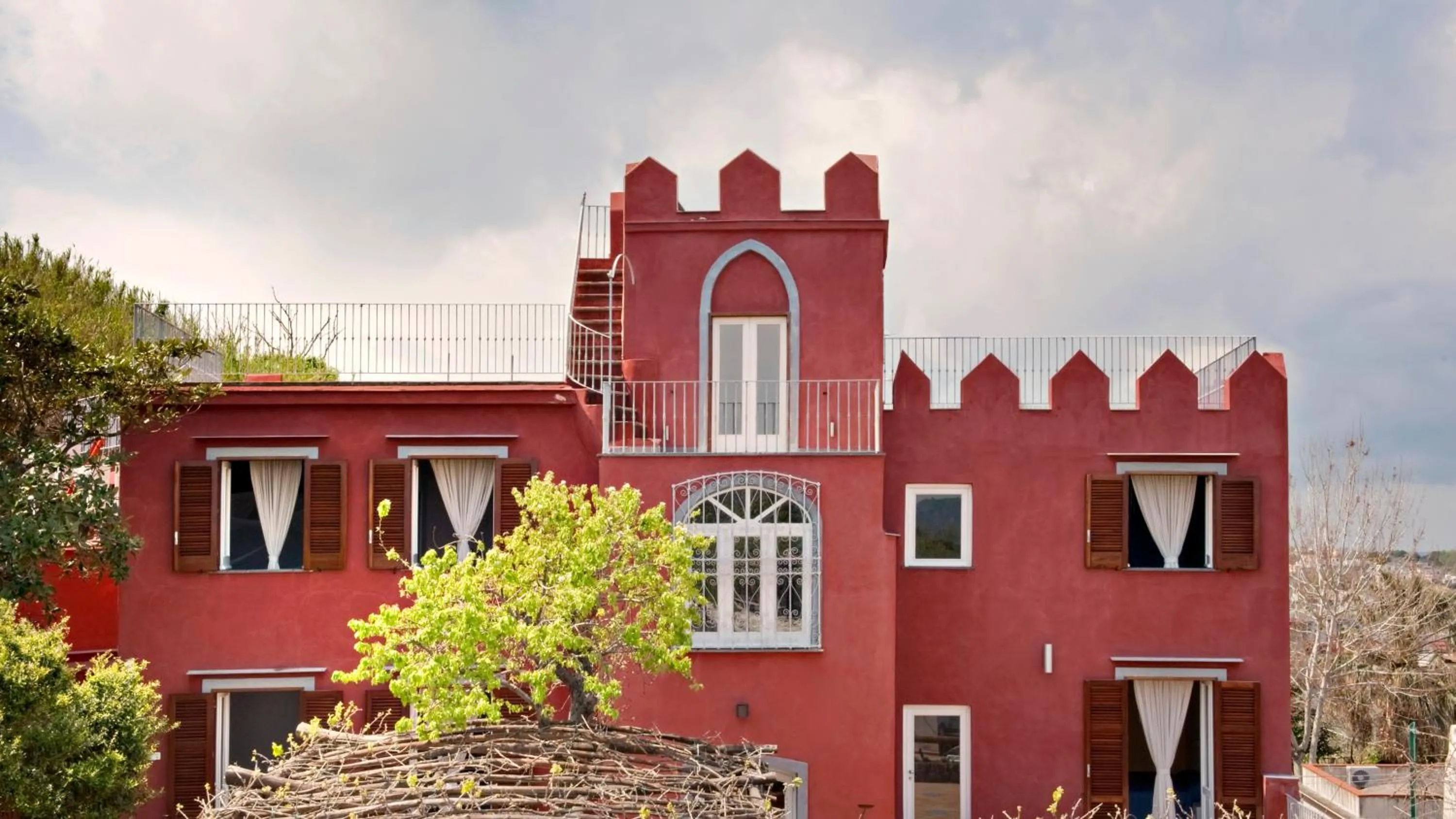Patio in Albergo 'La Vigna'
