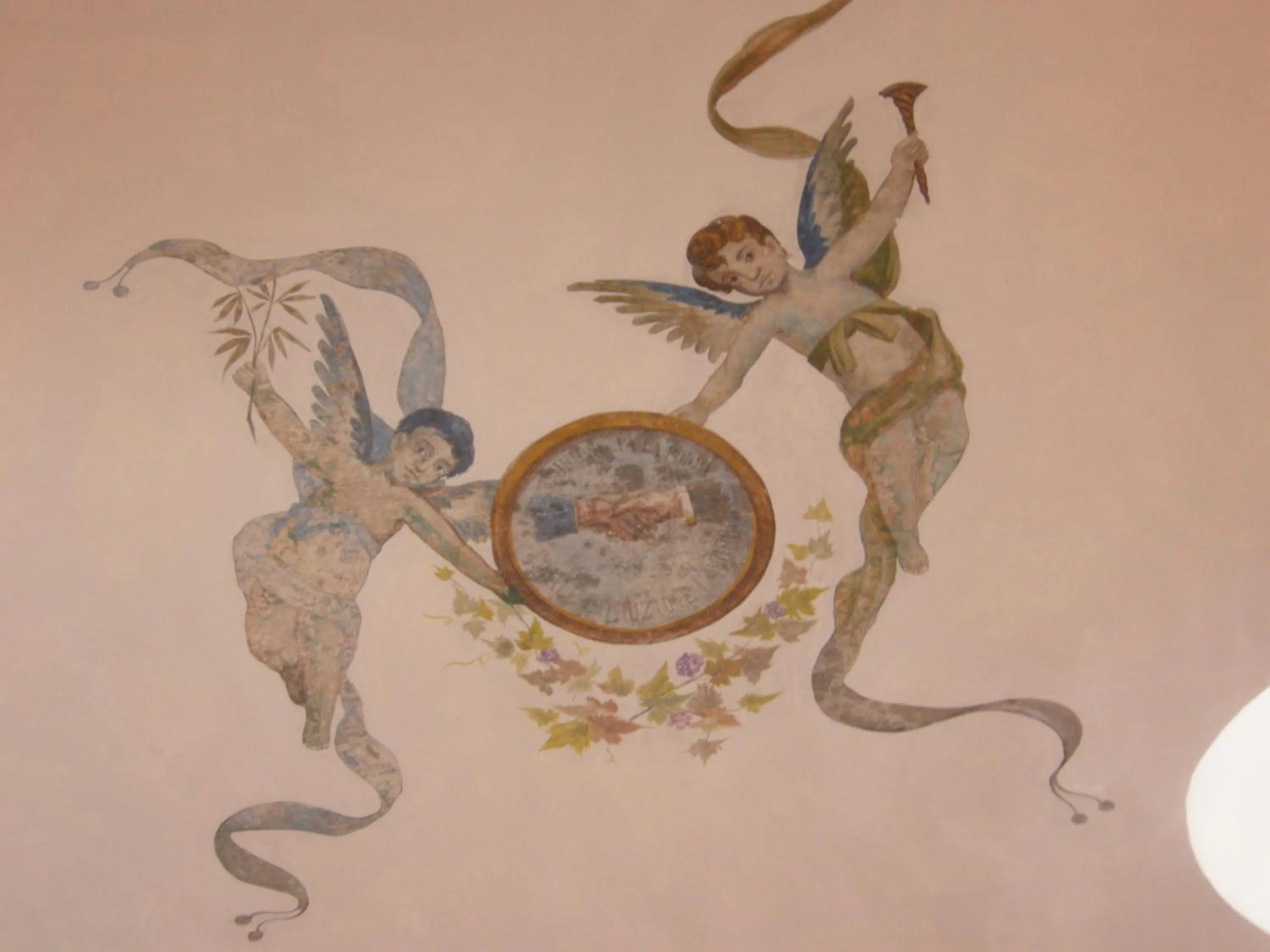 Decorative detail in Albergo 'La Vigna'