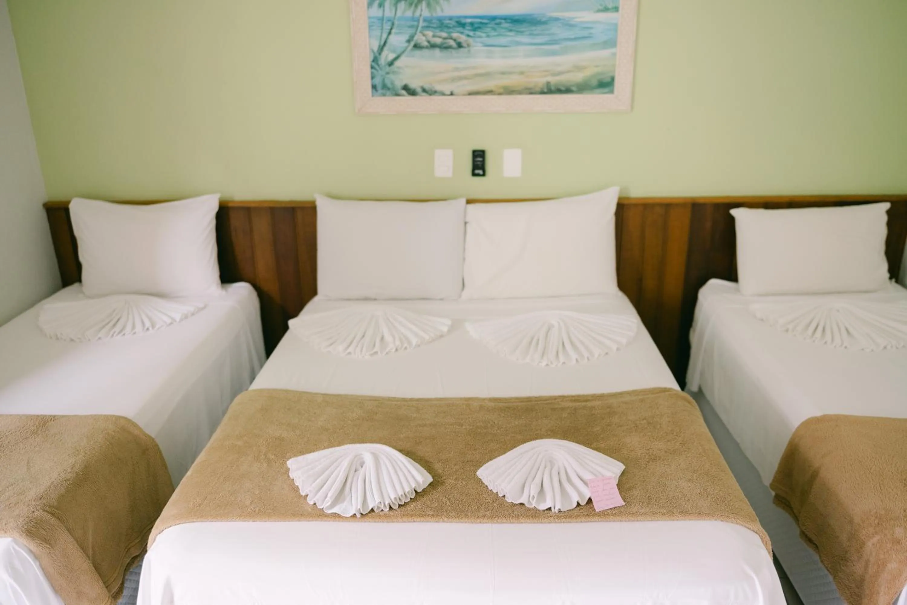 Bed in Hotel Kiribati Maresias