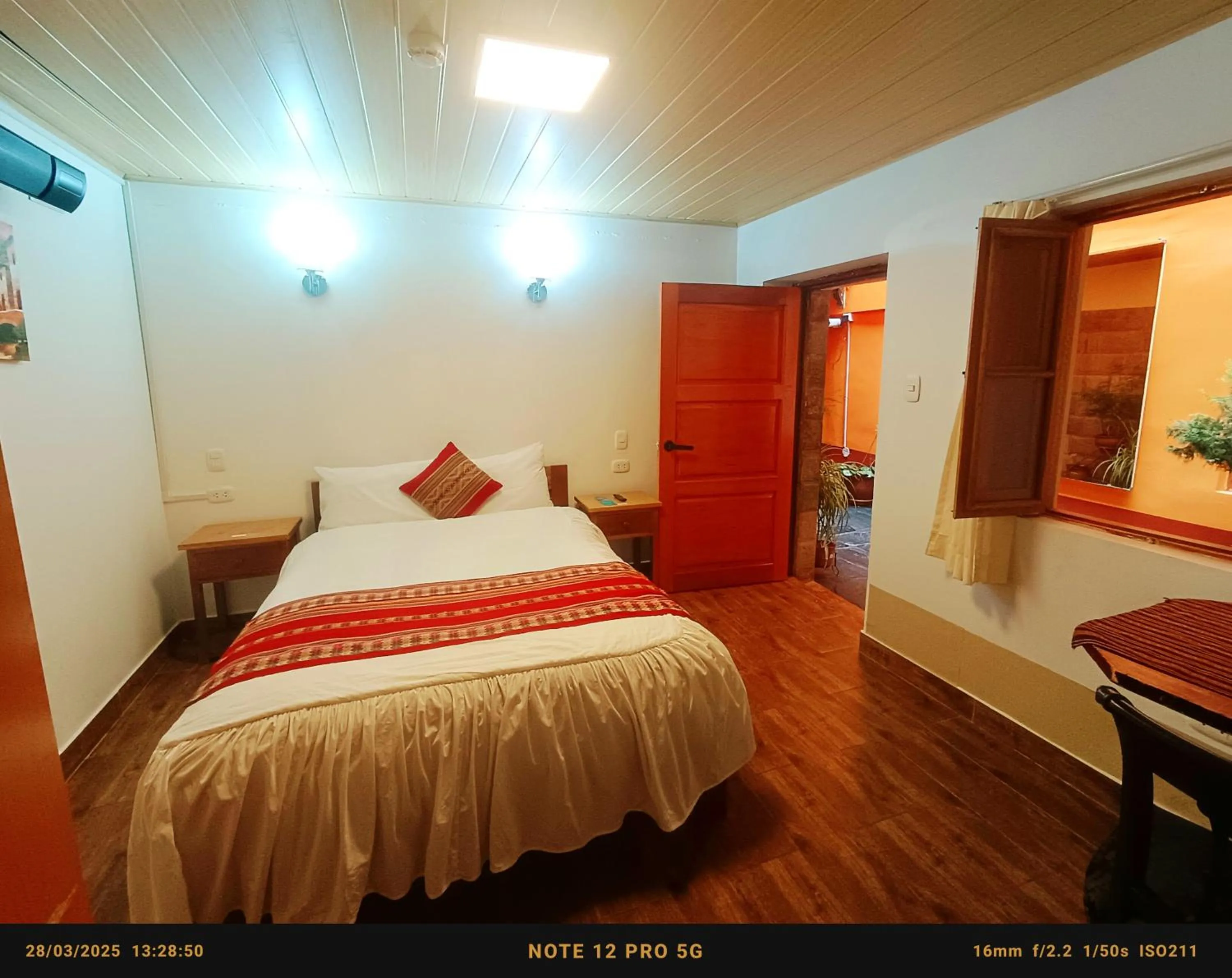 Decorative detail, Bed in La Posada del Viajero