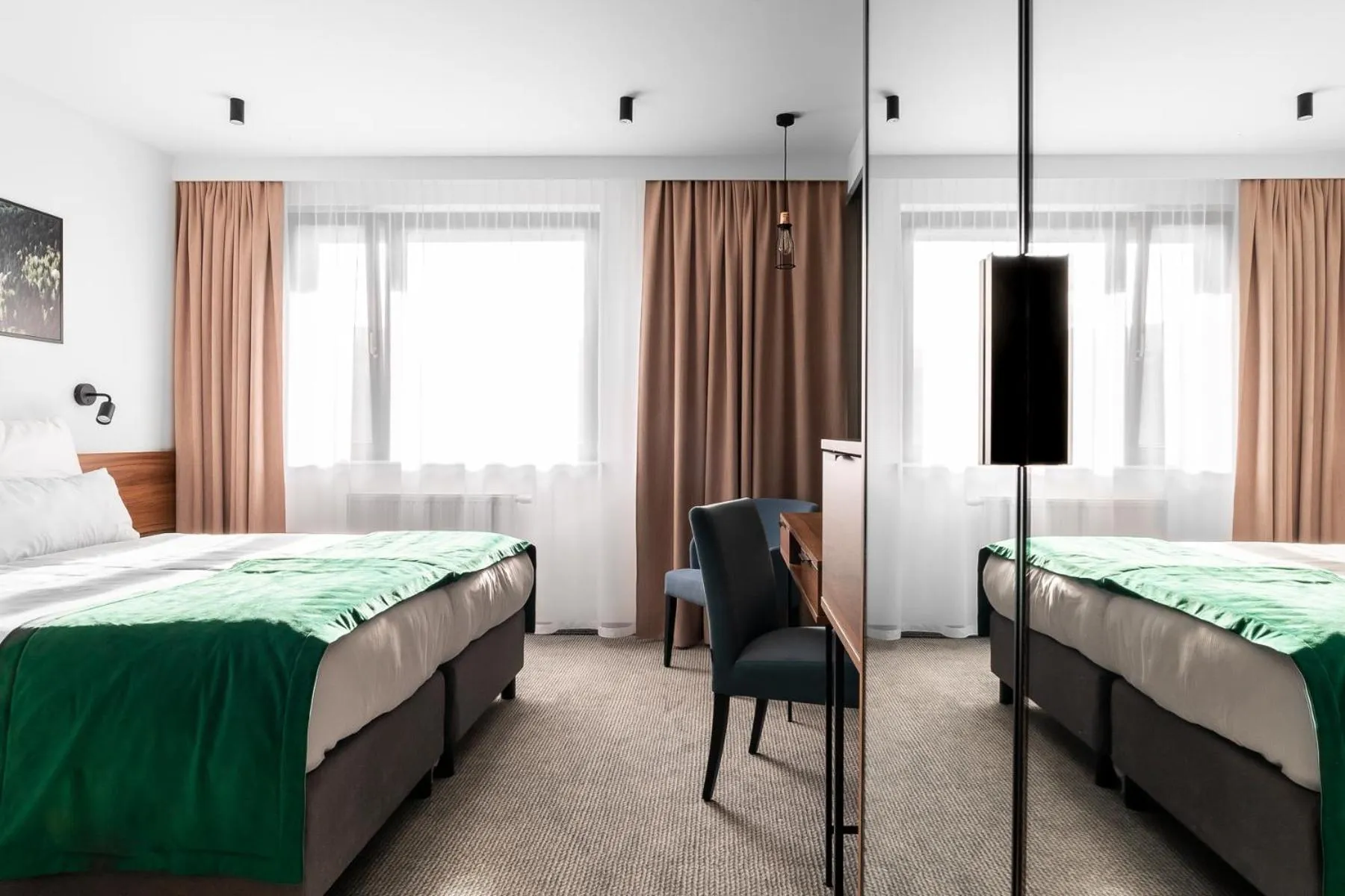 Bed in Hotel Vestina