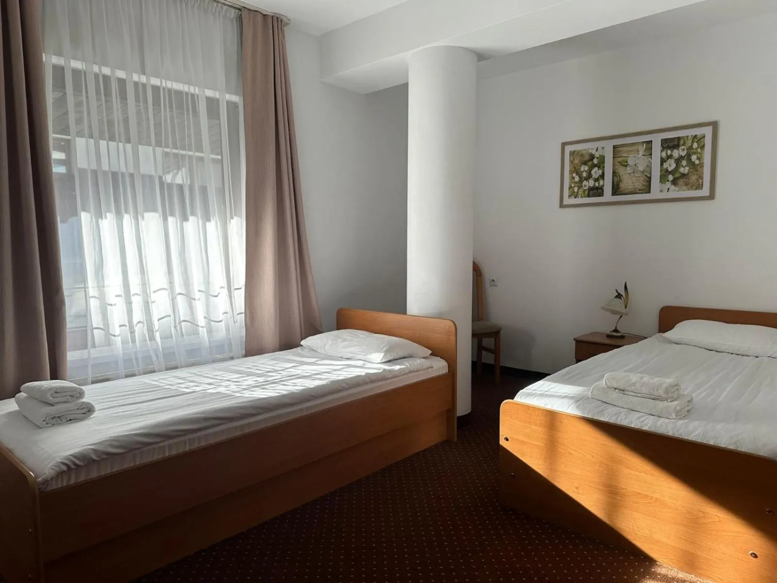 Bed in Hotel Vestina