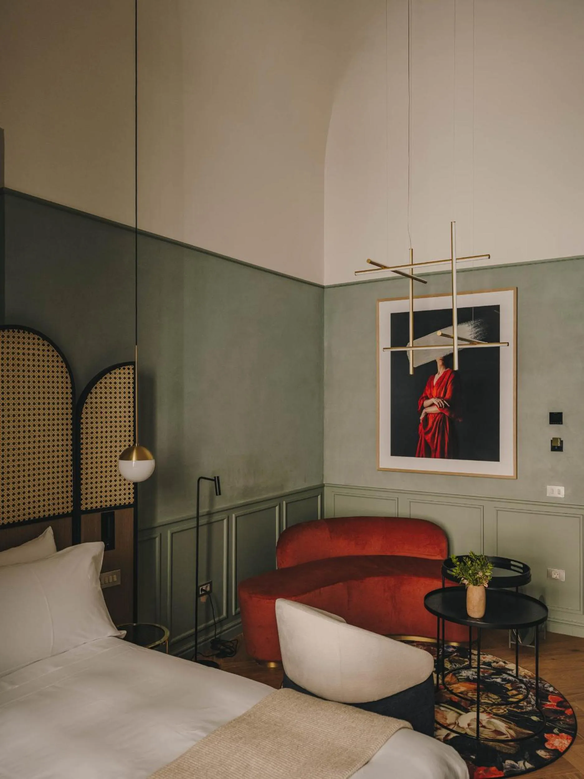 Bed in Hotel Palau Fugit