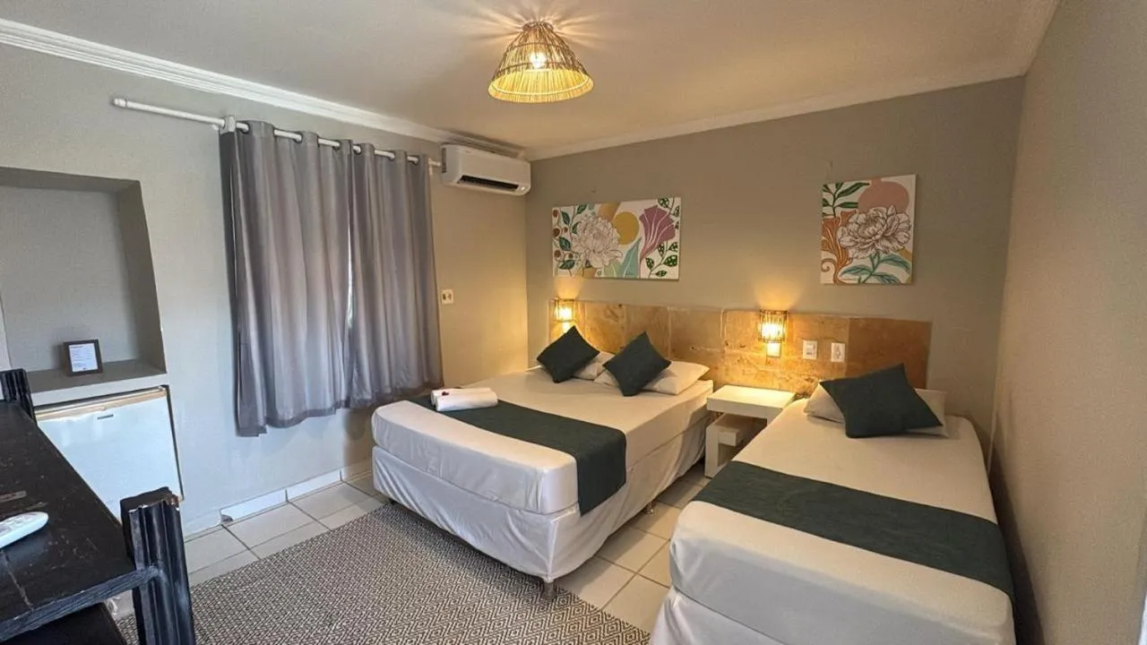 Photo of the whole room, Bed in Pousada Hippopotamus Jeri