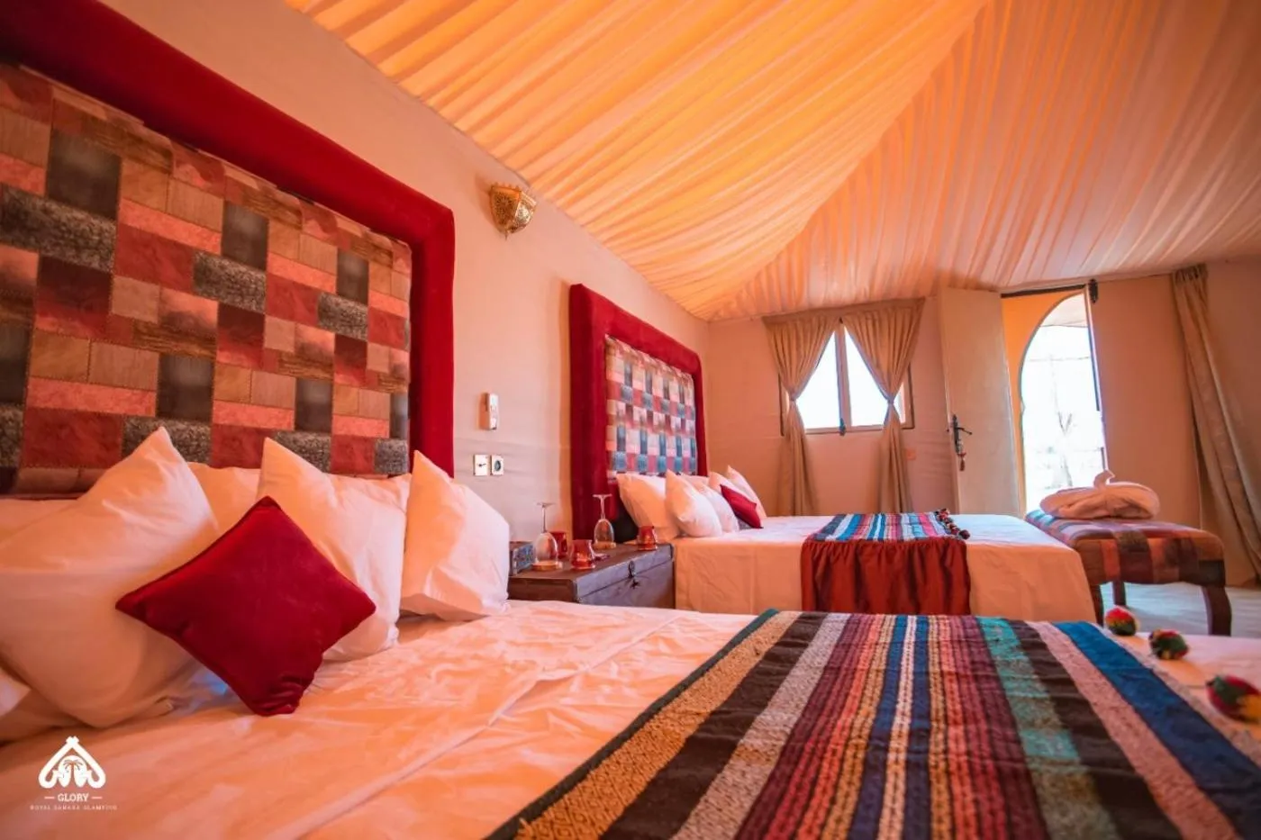 Bed in Imperial Glory Lodges