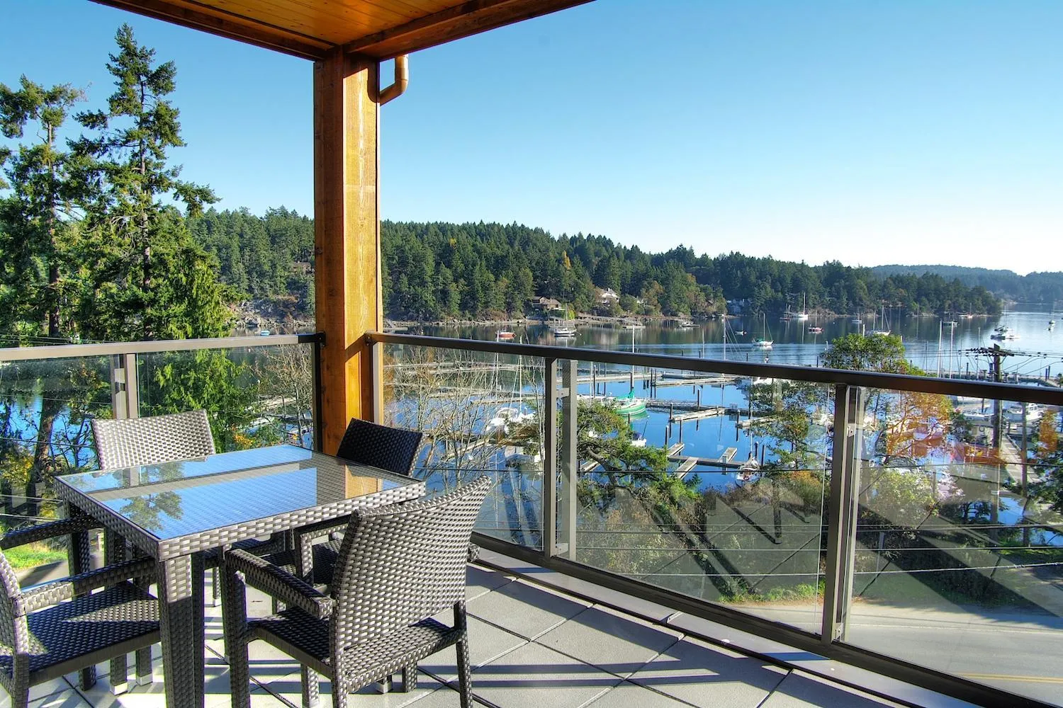 Balcony/Terrace in Mariner's Loft - Salt Spring Island