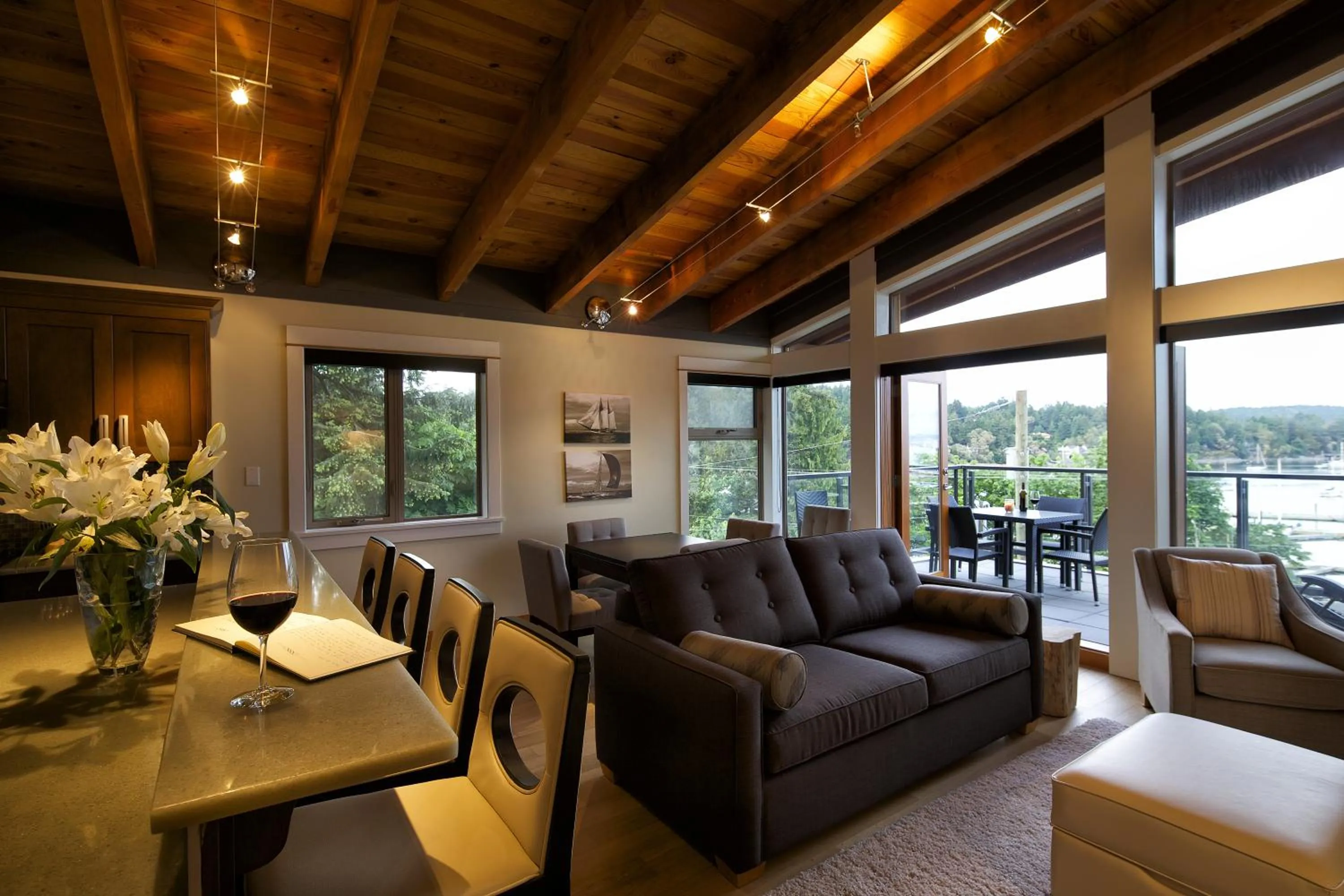 Balcony/Terrace in Mariner's Loft - Salt Spring Island