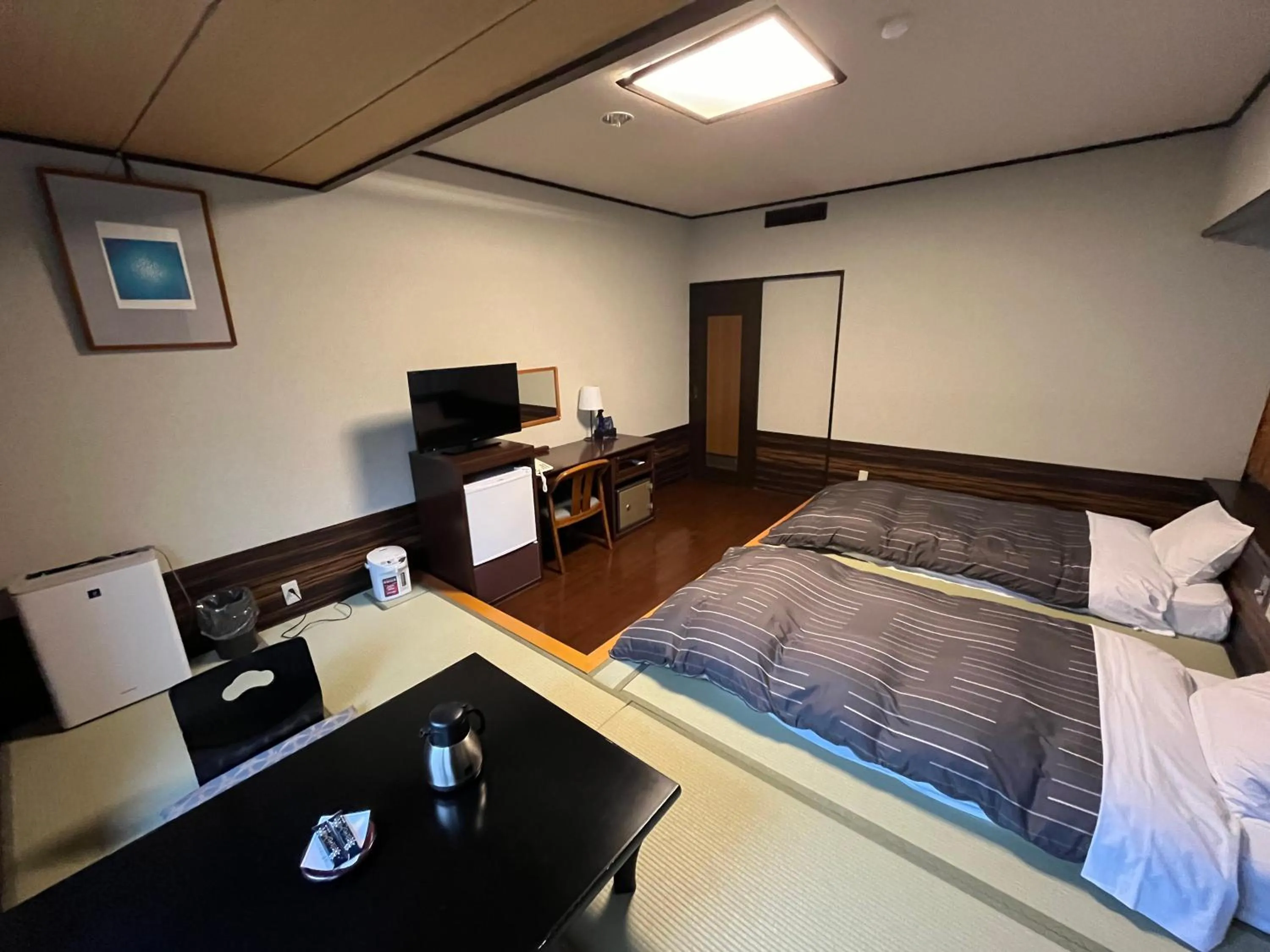 Bed in Takamiya Hotel Lucent