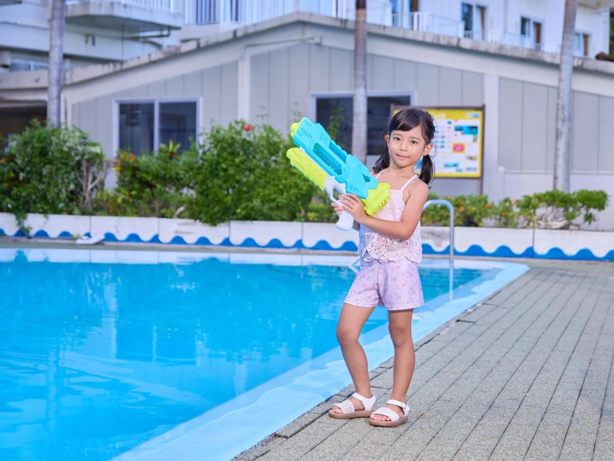 Pool view in Miyuki Hamabaru Resort
