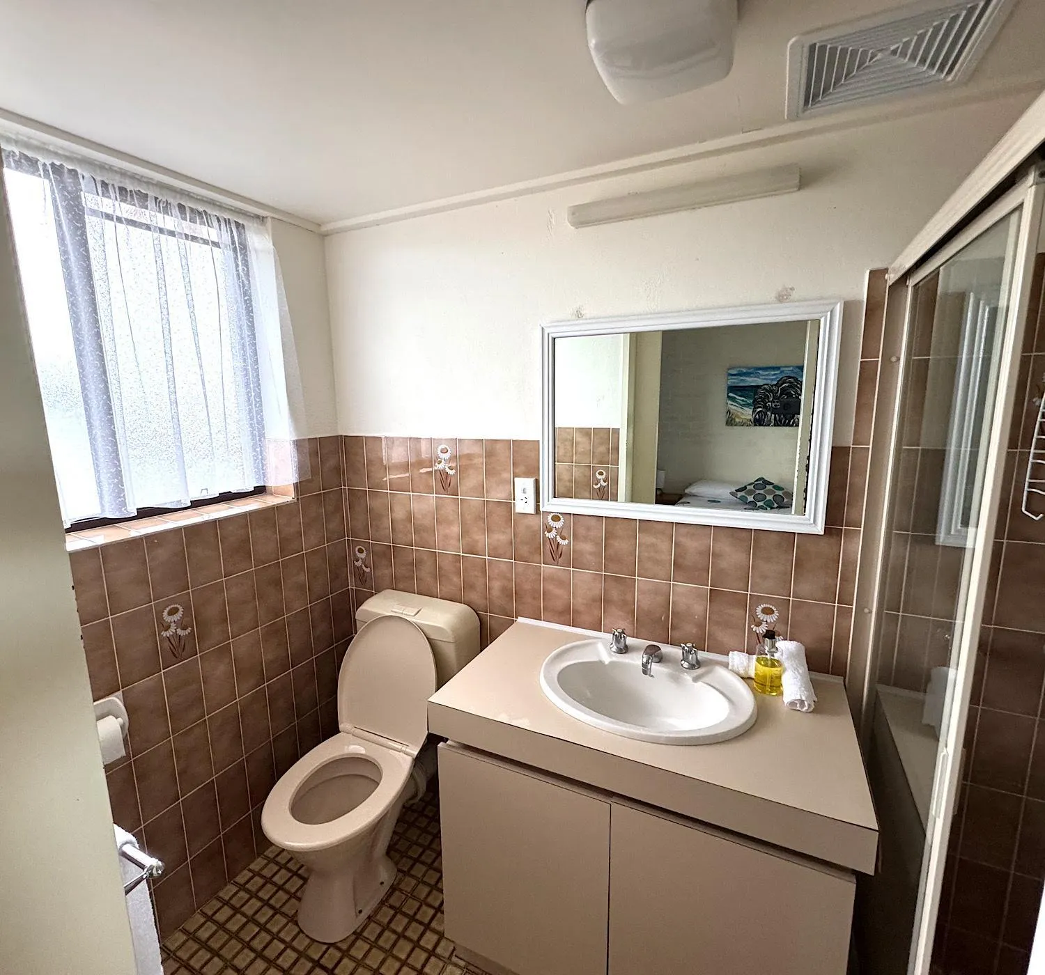 Shower in Narooma Palms Holiday Apartments