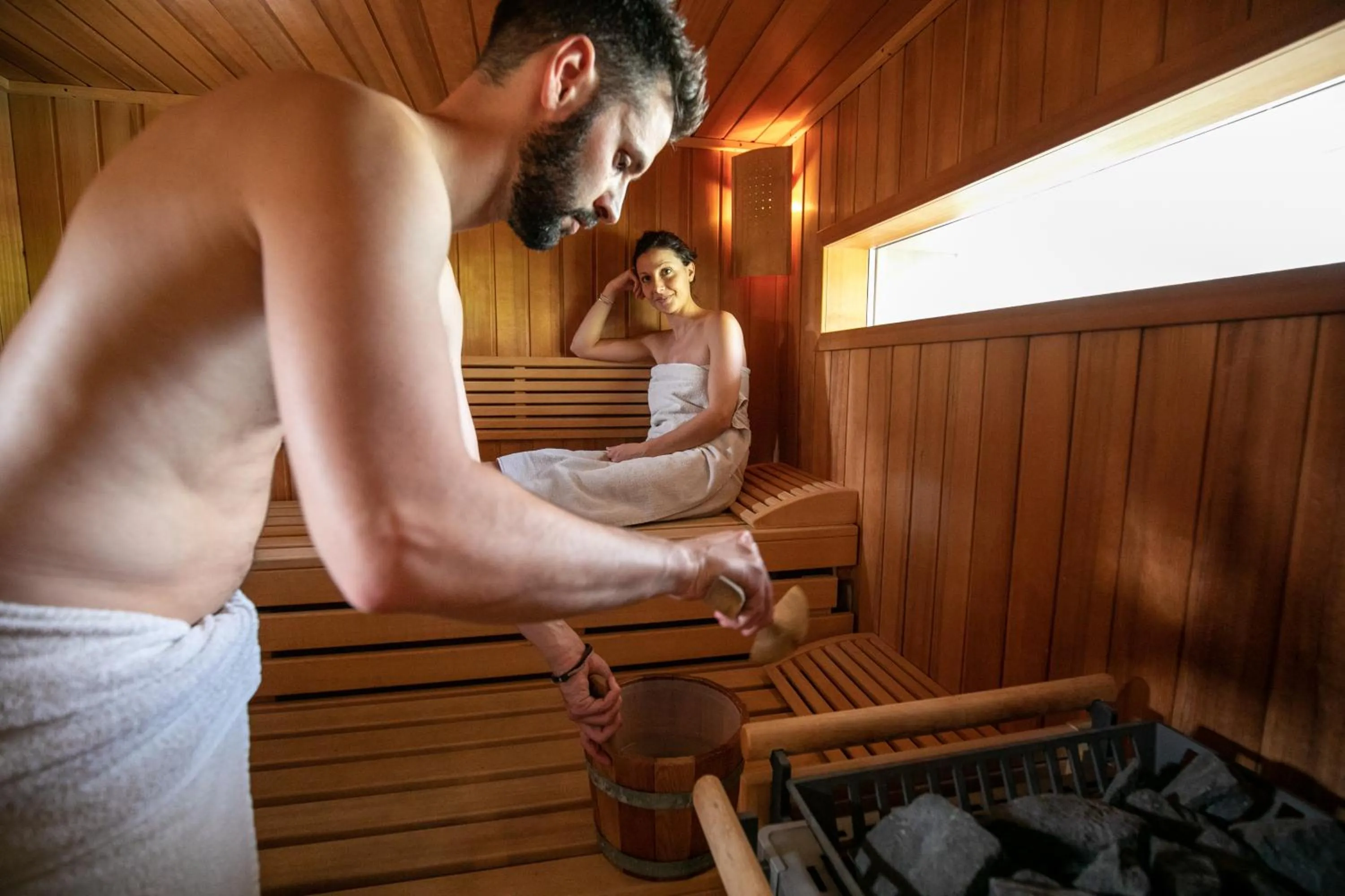 Sauna in Da Elda Natural Retreat