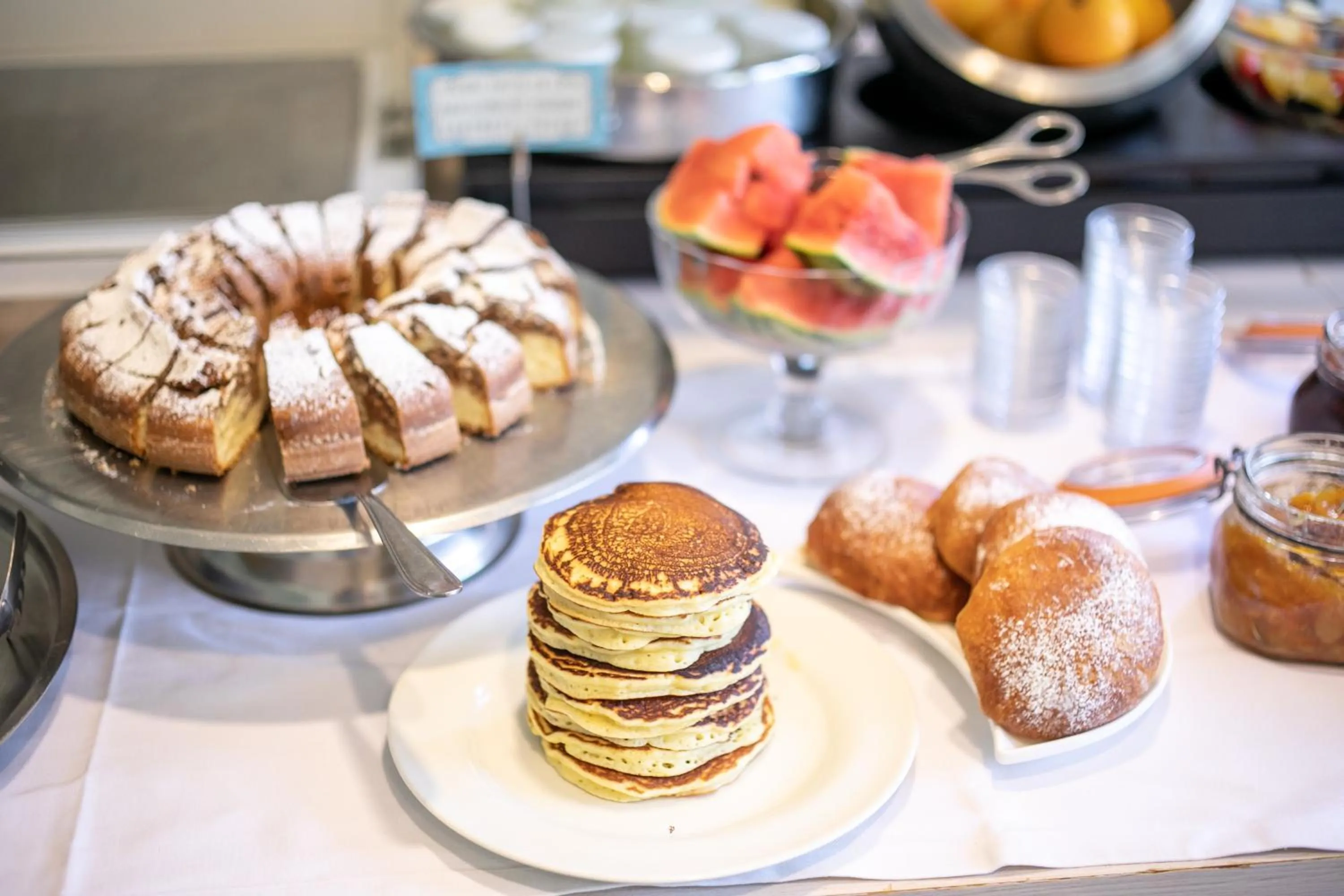 Italian breakfast in Da Elda Natural Retreat