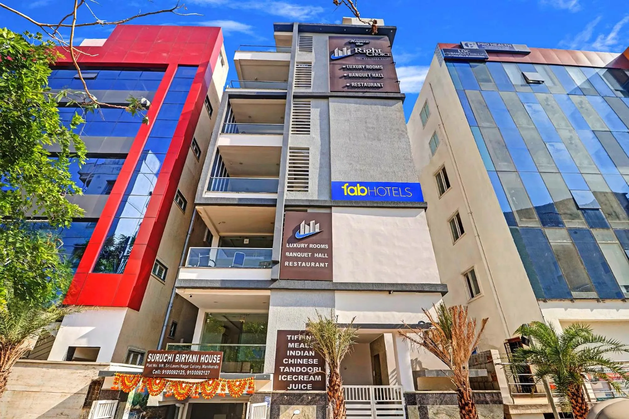 Property building in FabHotel Hamsa The Right Choice - Nr Lanco Hills, Manikonda