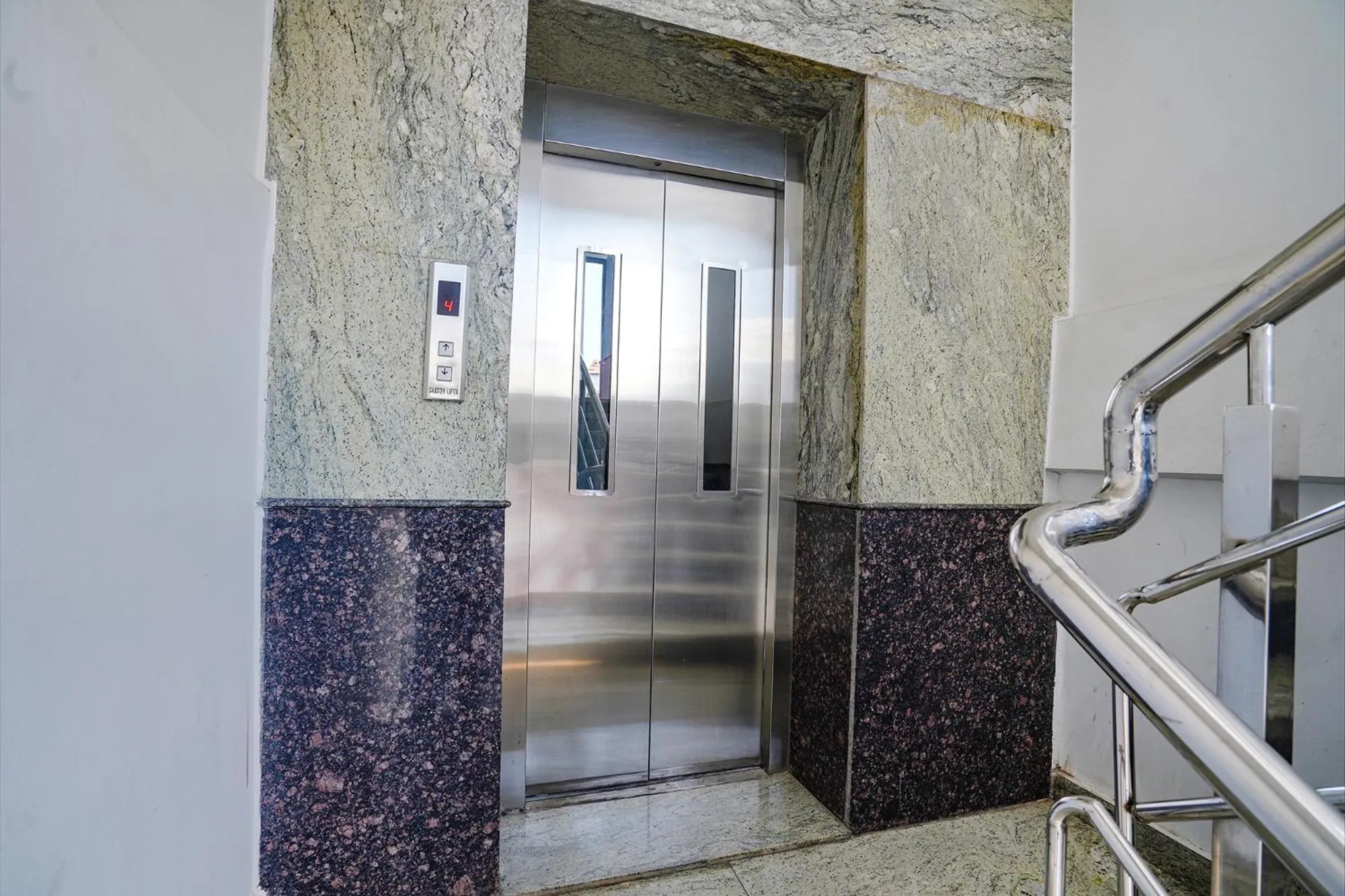 elevator in FabHotel Hamsa The Right Choice - Nr Lanco Hills, Manikonda