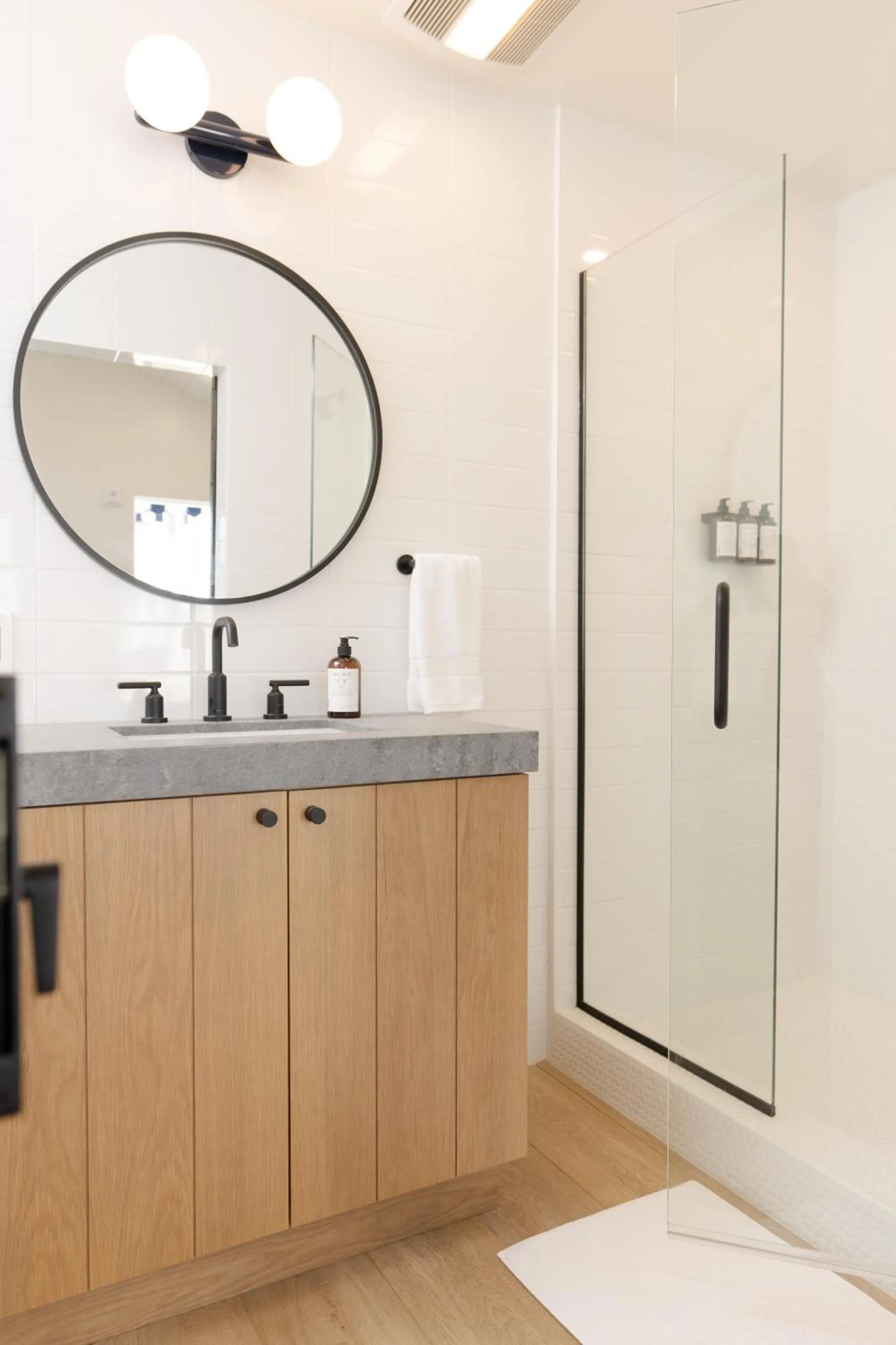 Shower in The Pacific Motel