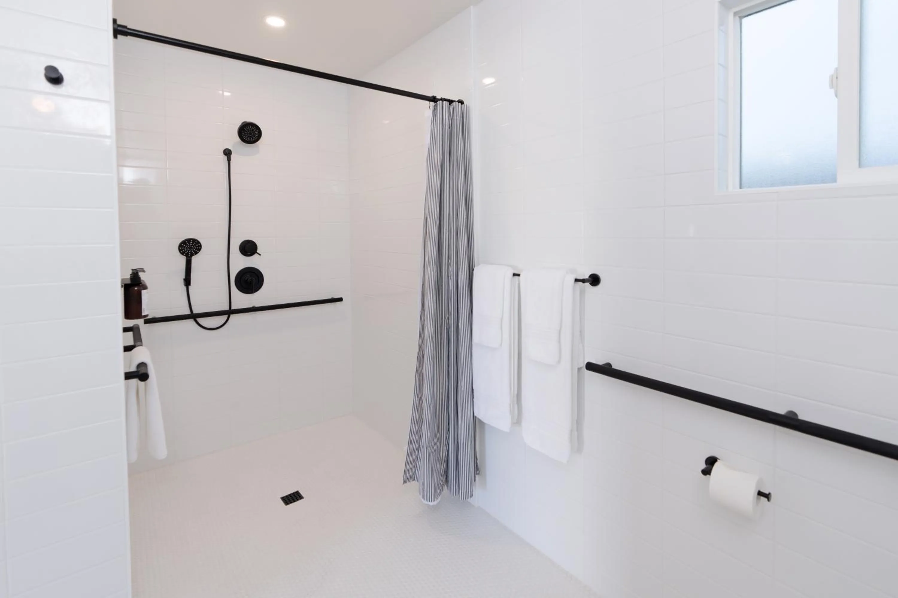 Shower in The Pacific Motel