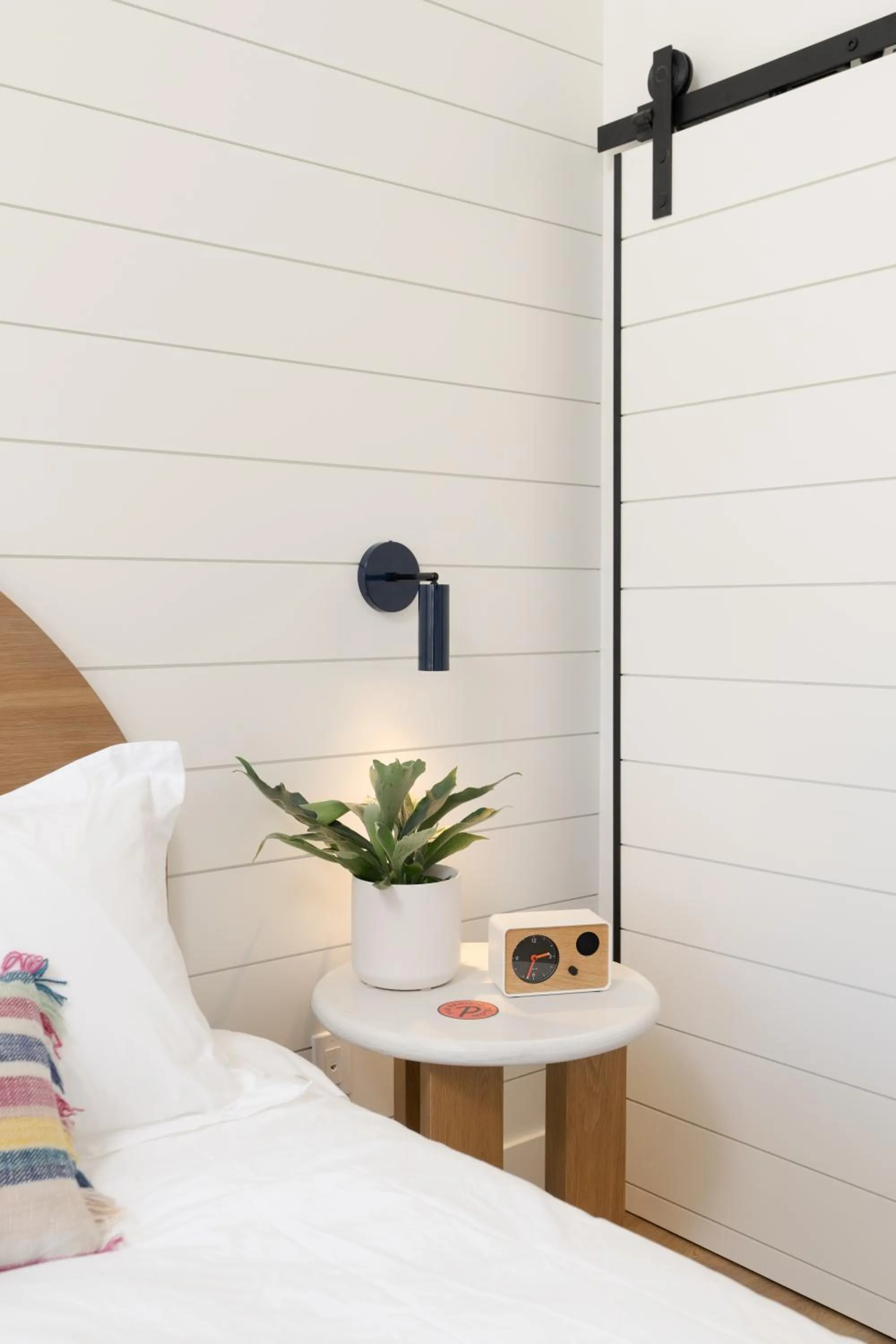 Bed in The Pacific Motel