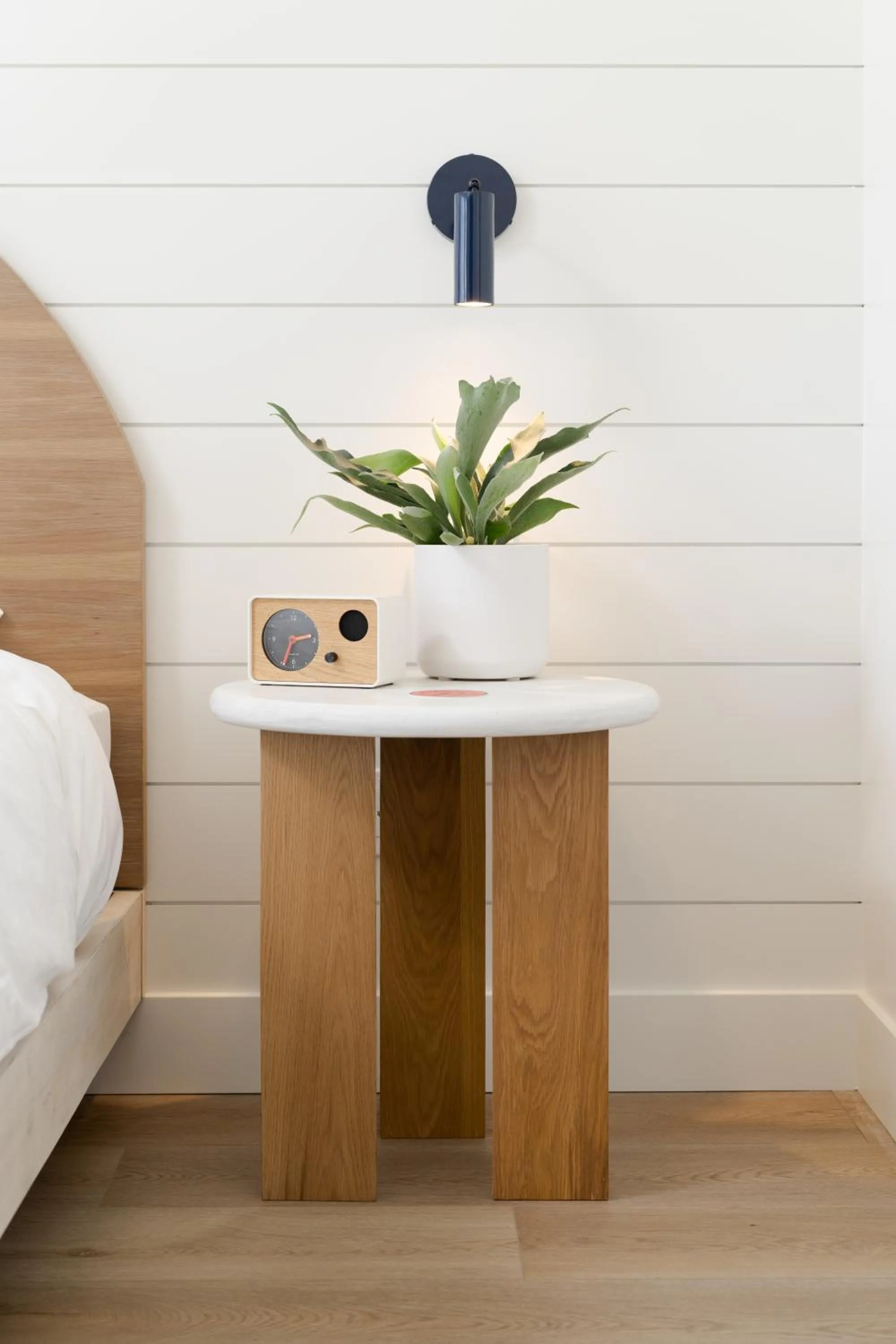 Bed in The Pacific Motel