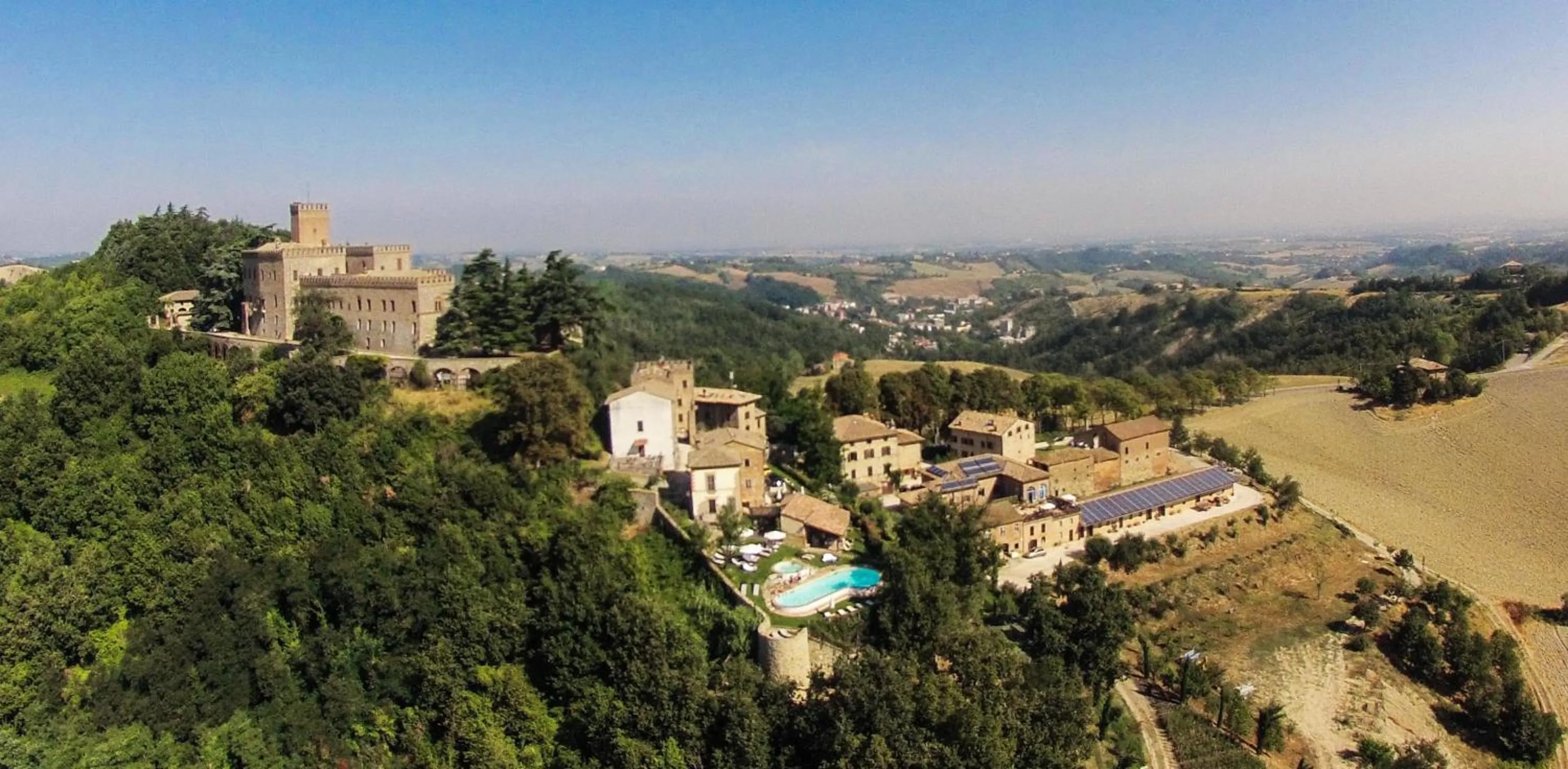 Bird's eye view in Antico Borgo Di Tabiano Castello - Relais de Charme