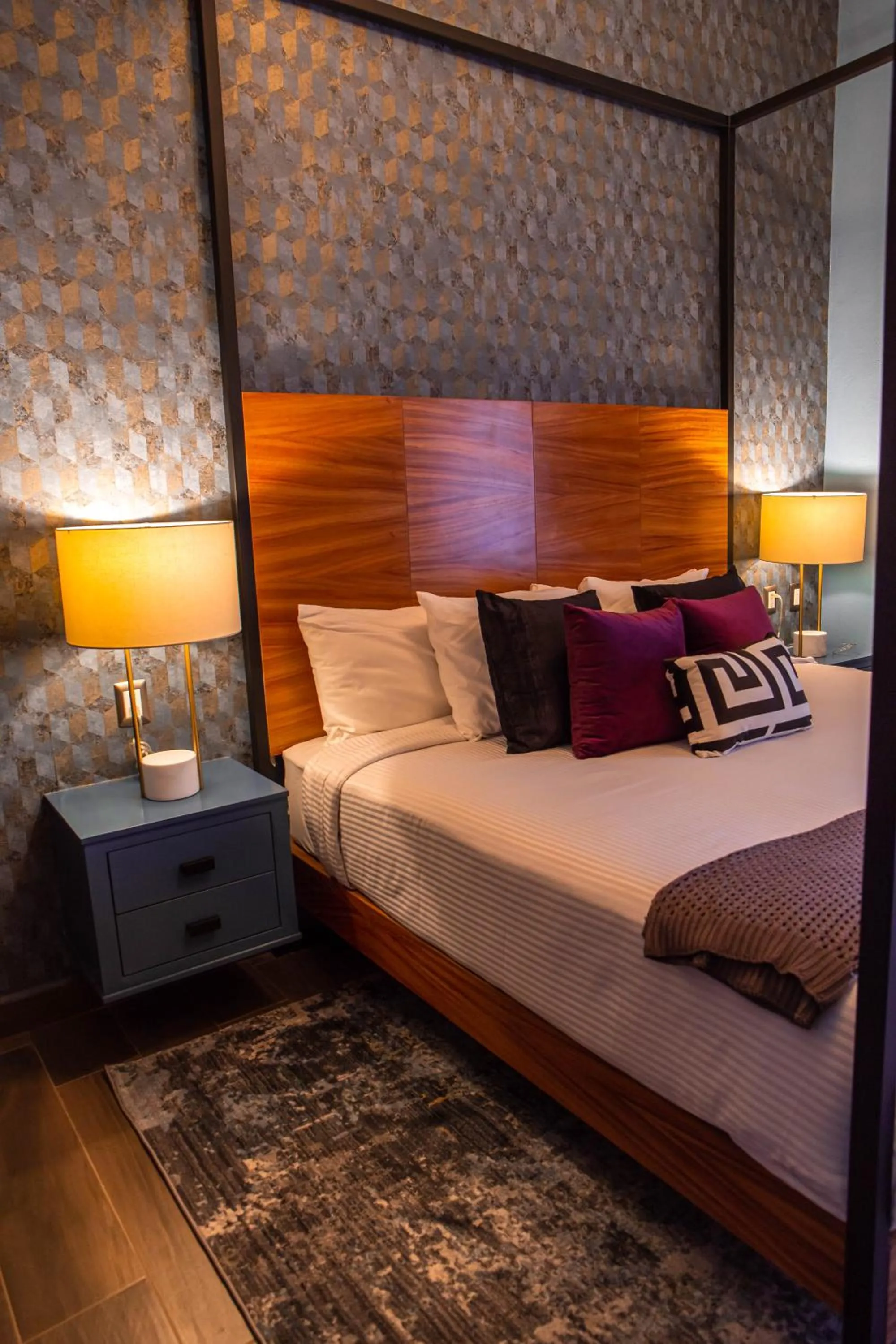 Toilet, Bed in Hotel Boutique Corazón Mexicano