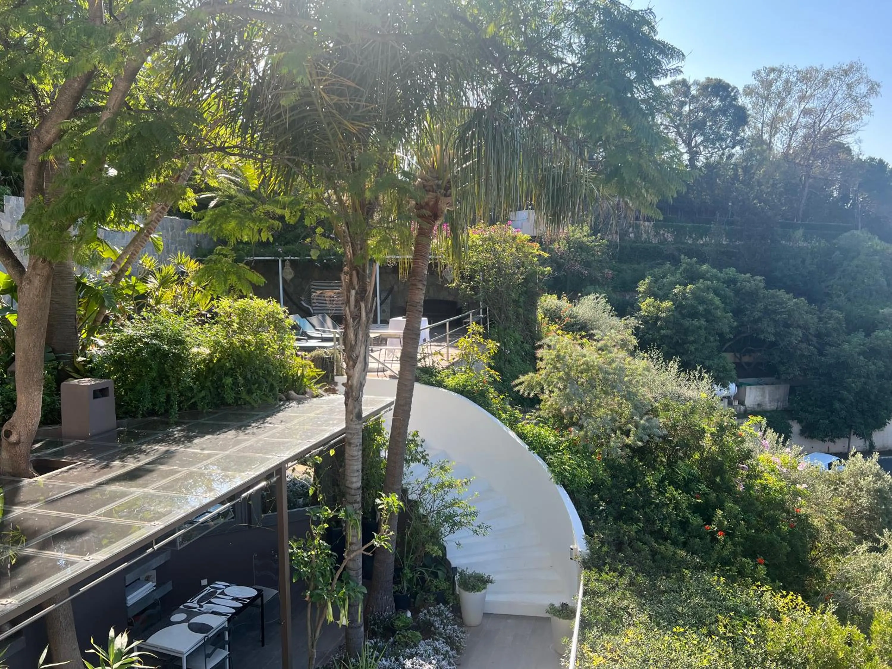 Garden view in Marbella Boutique Art suites