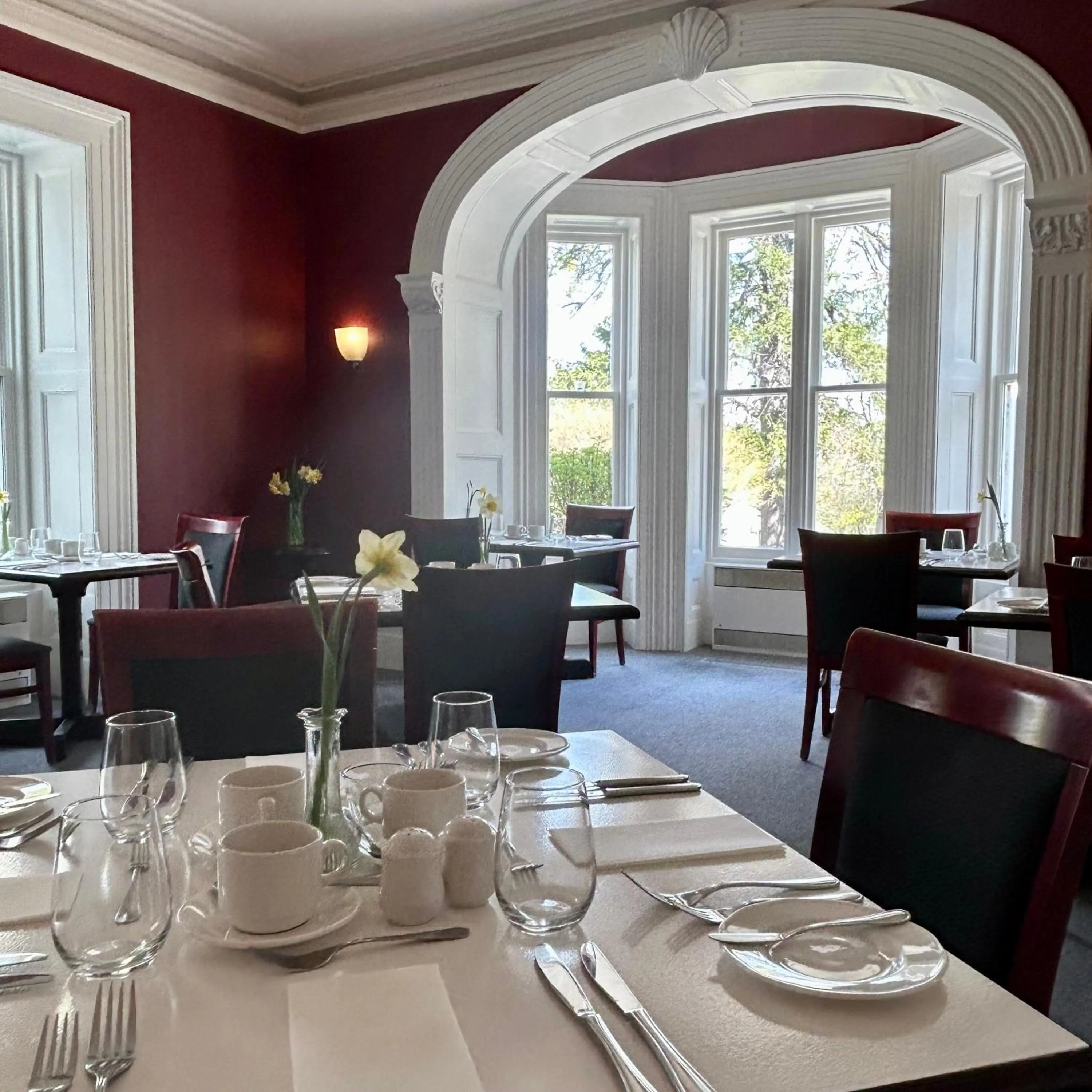 Dining area in Westover Inn