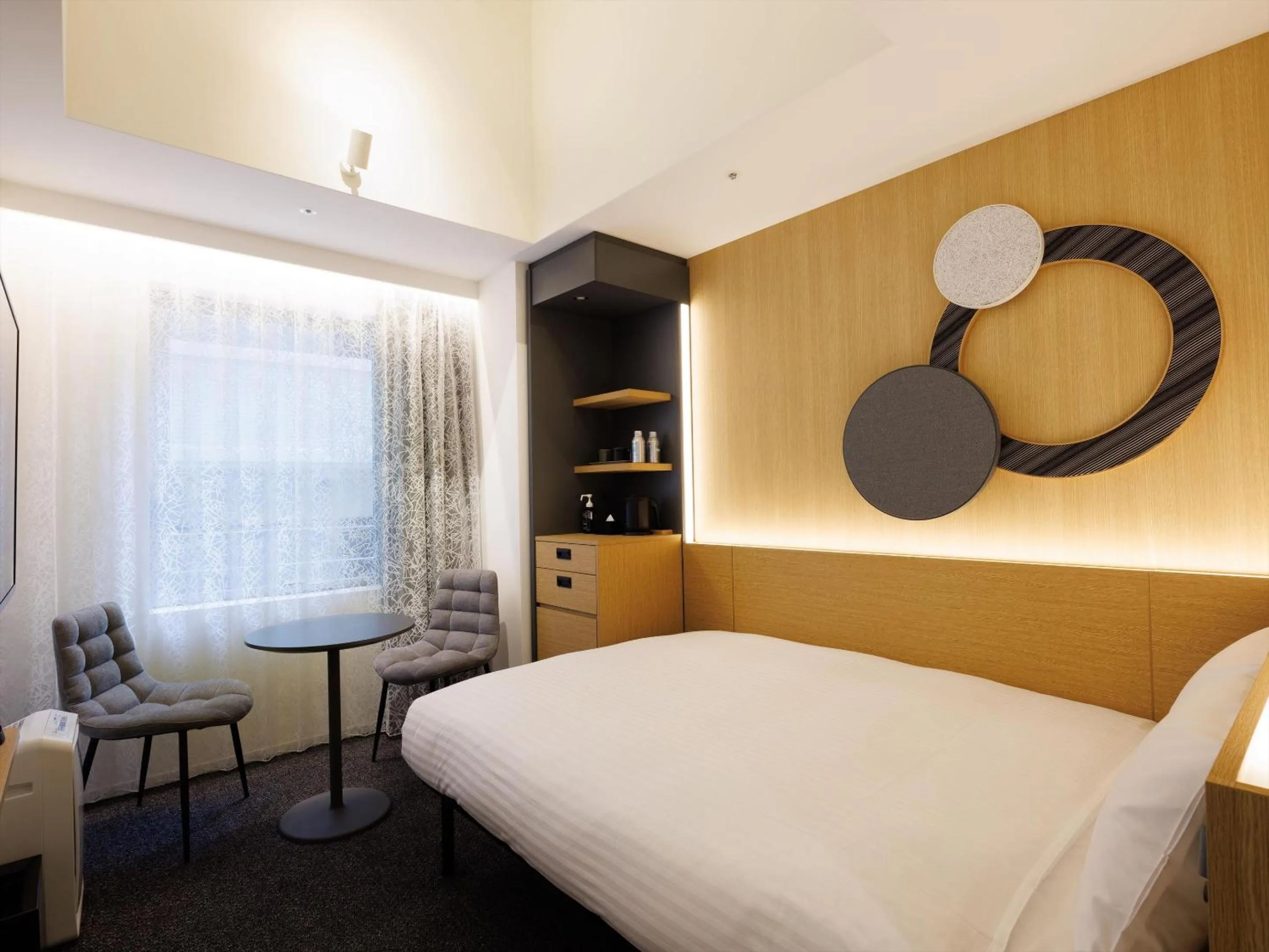 Photo of the whole room, Bed in CROSS Life Hakata Yanagibashi