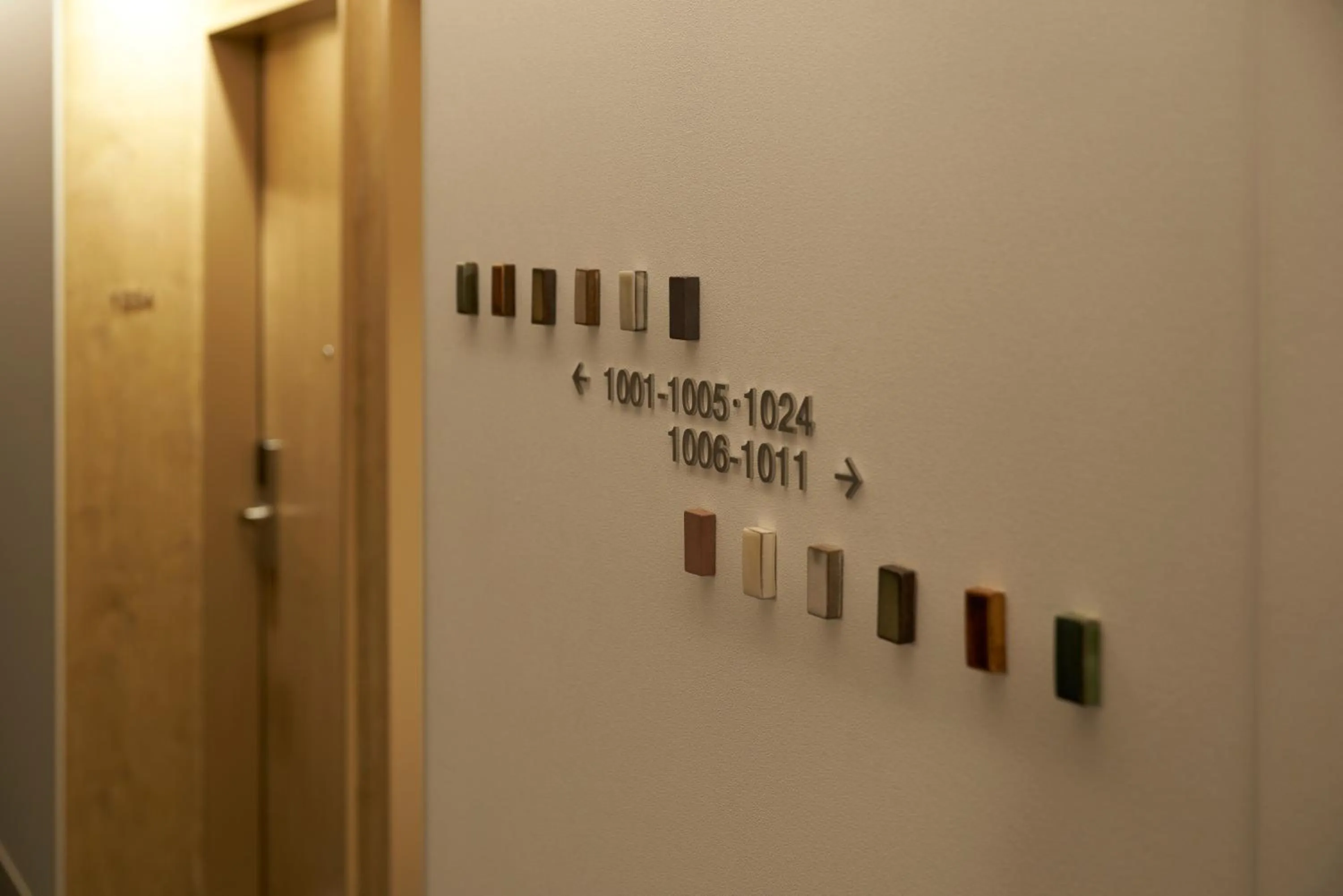 Decorative detail in CROSS Life Hakata Yanagibashi