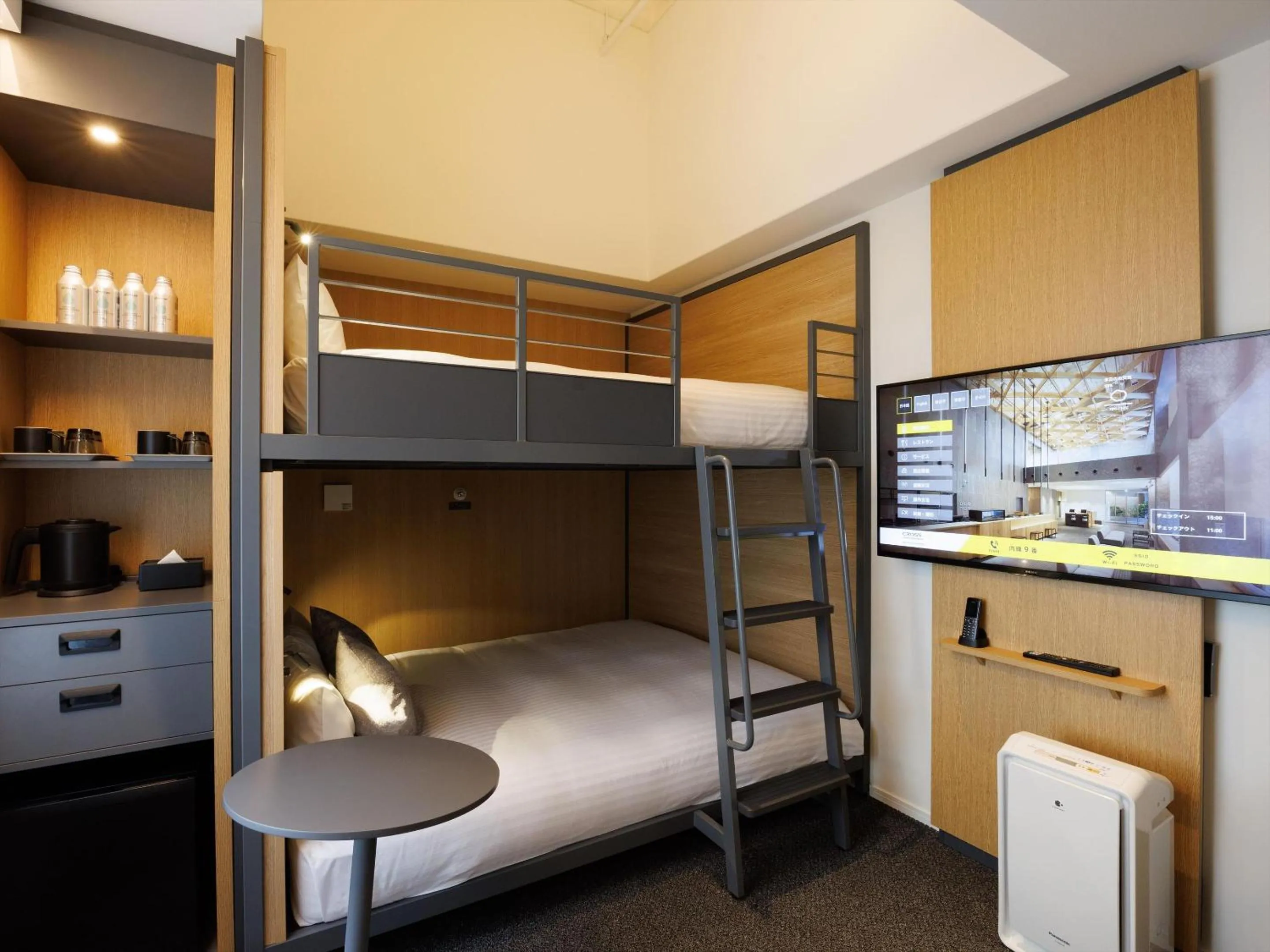 Queen Bunk Bed Room in CROSS Life Hakata Yanagibashi