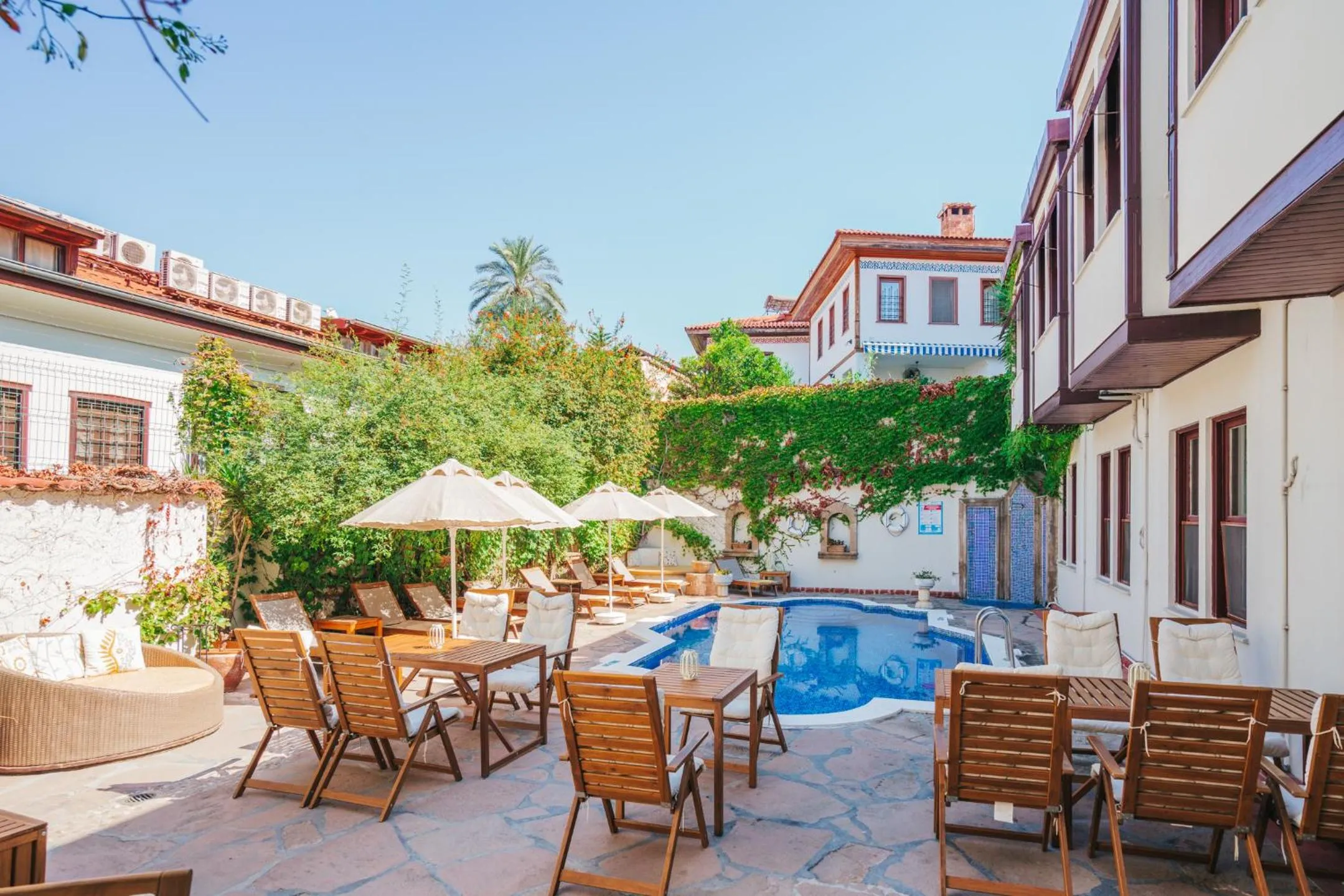 Swimming pool in Aspen Hotel Kaleiçi