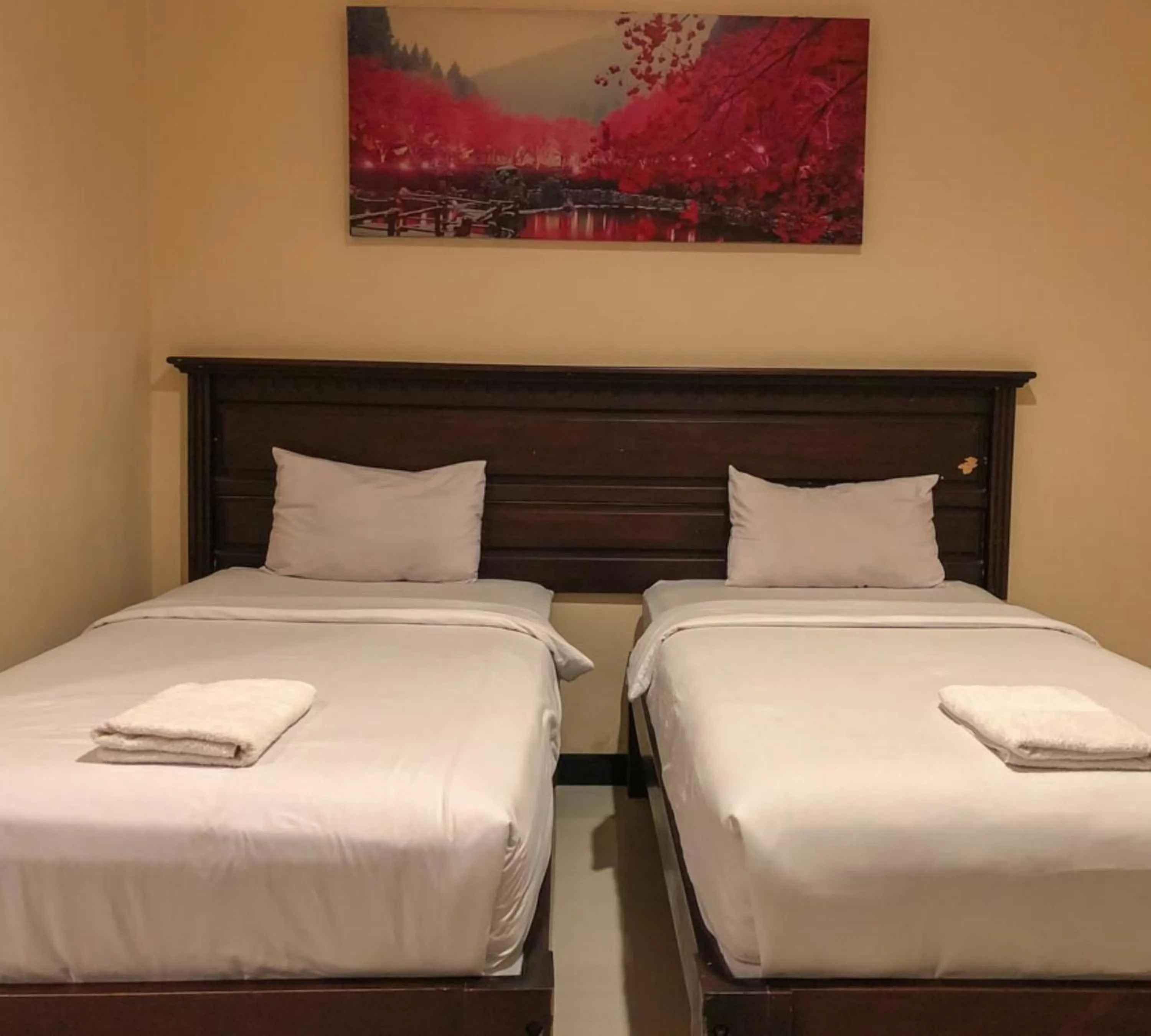 Bed in Hotel D'Mario Palopo