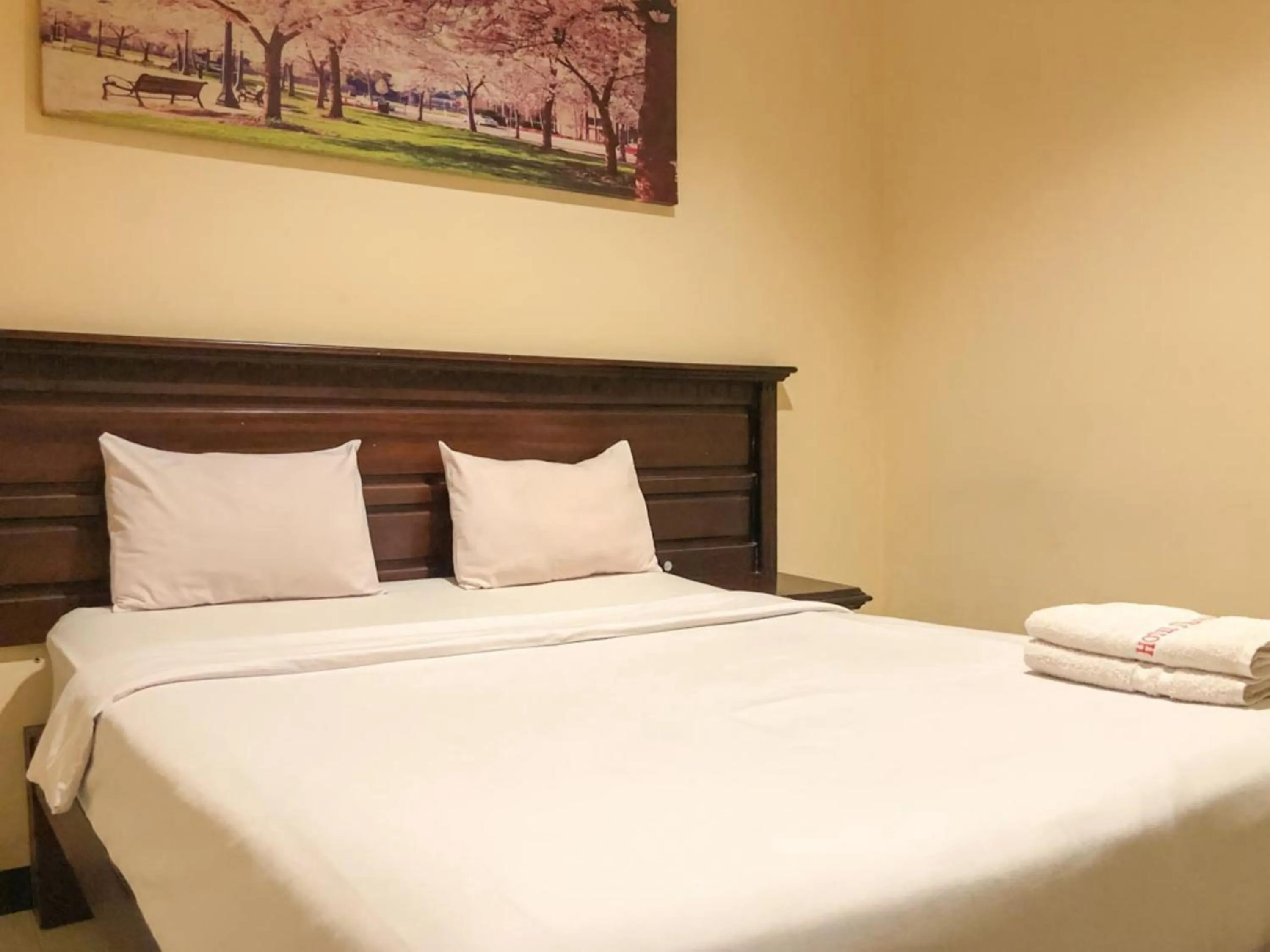 Bed in Hotel D'Mario Palopo