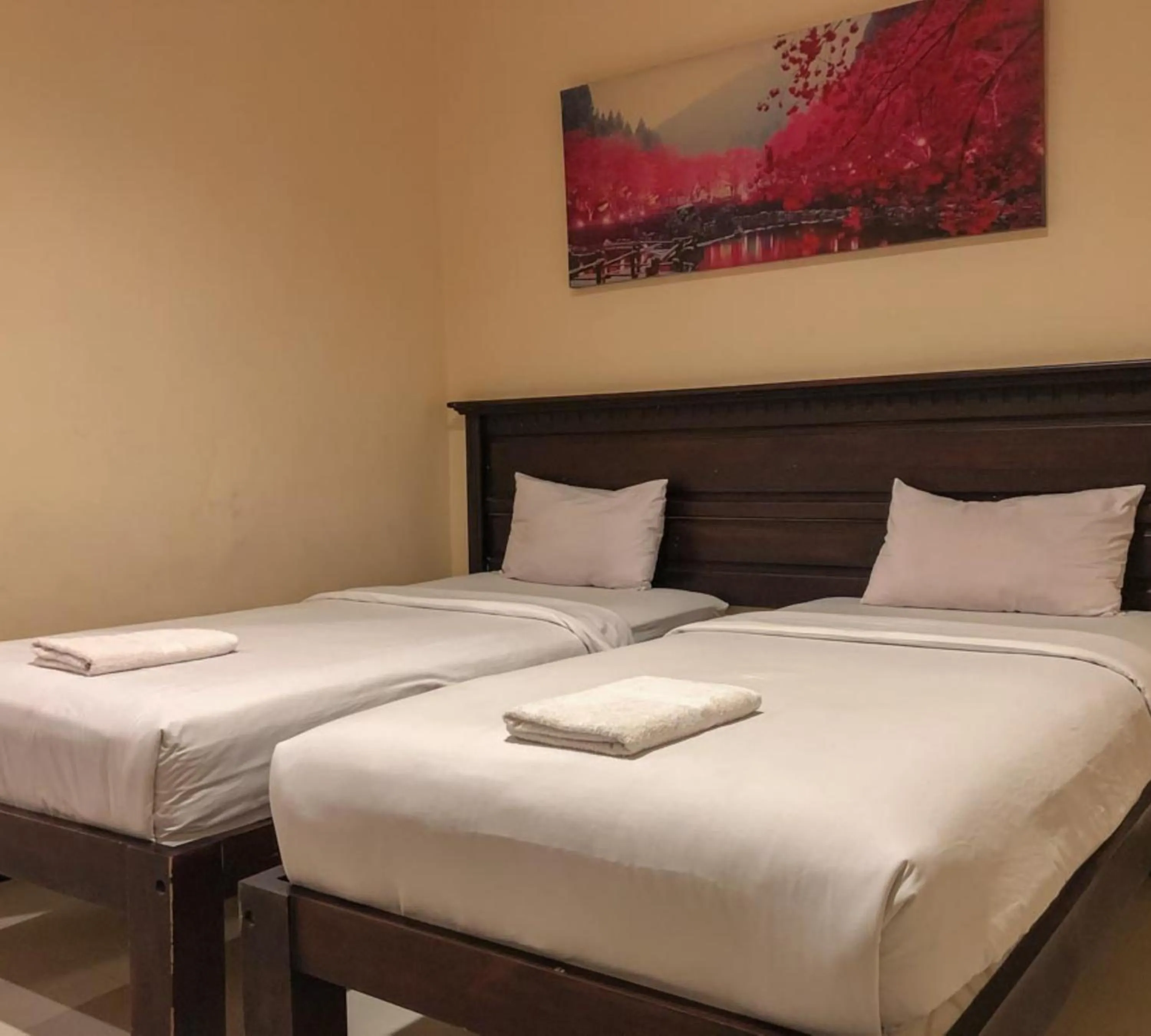 Bed in Hotel D'Mario Palopo