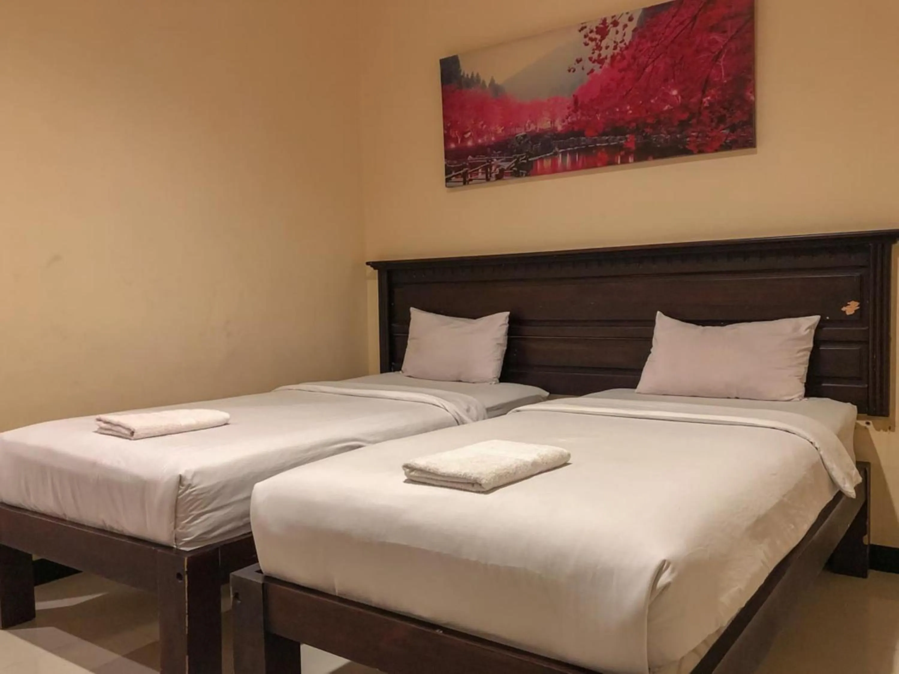 Bed in Hotel D'Mario Palopo