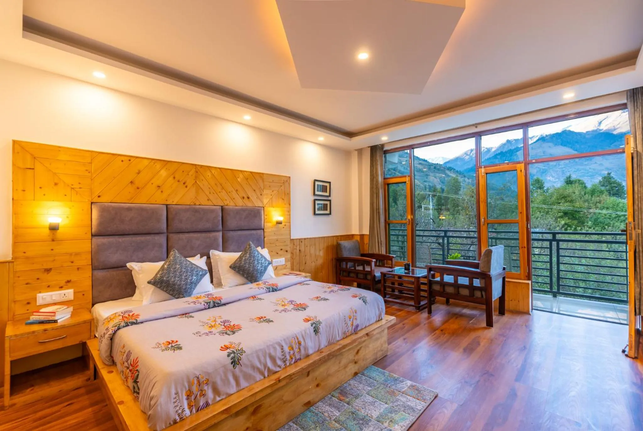 Natural landscape, Bed in The 14 Gables, A Boutique Stay, Manali - Pet Friendly Hotel - Crown Palace