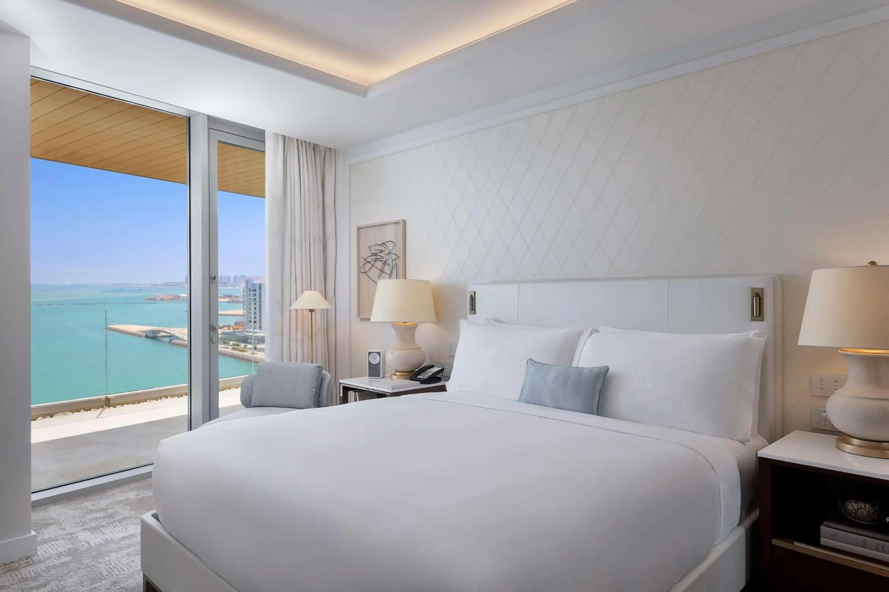 Bed in Waldorf Astoria Doha Lusail