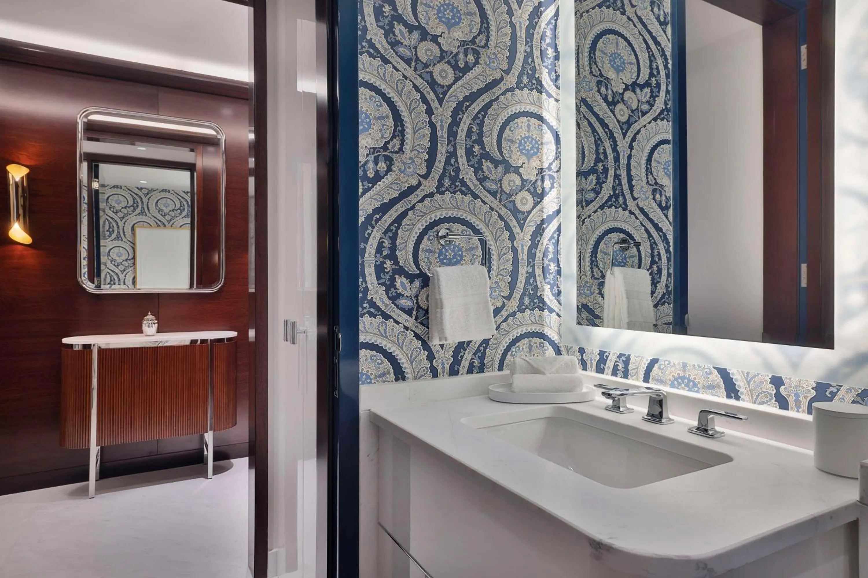 Bathroom in Waldorf Astoria Doha Lusail