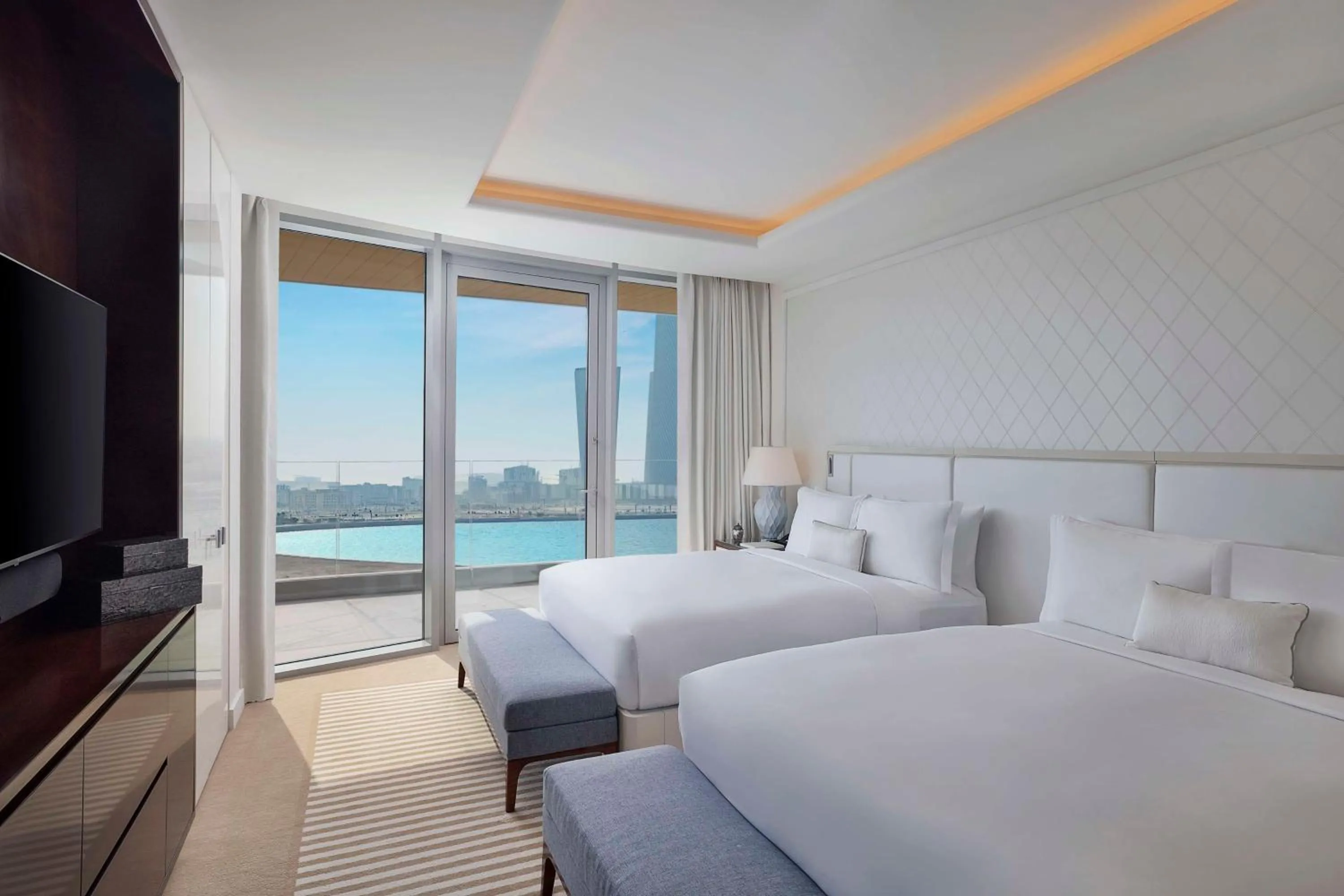 Bed in Waldorf Astoria Doha Lusail