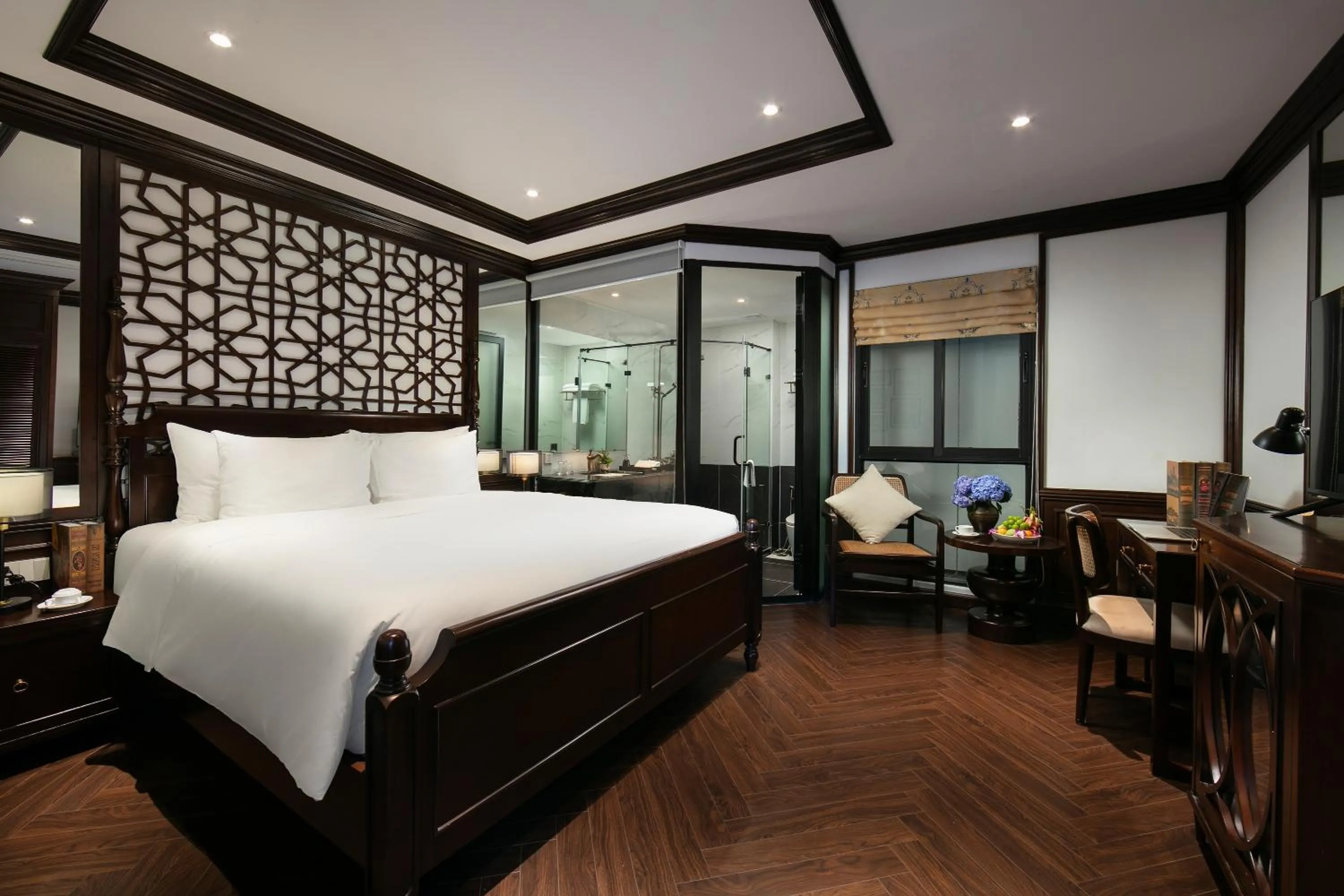 Photo of the whole room, Bed in HOTEL De SOURIANT Premium Hanoi
