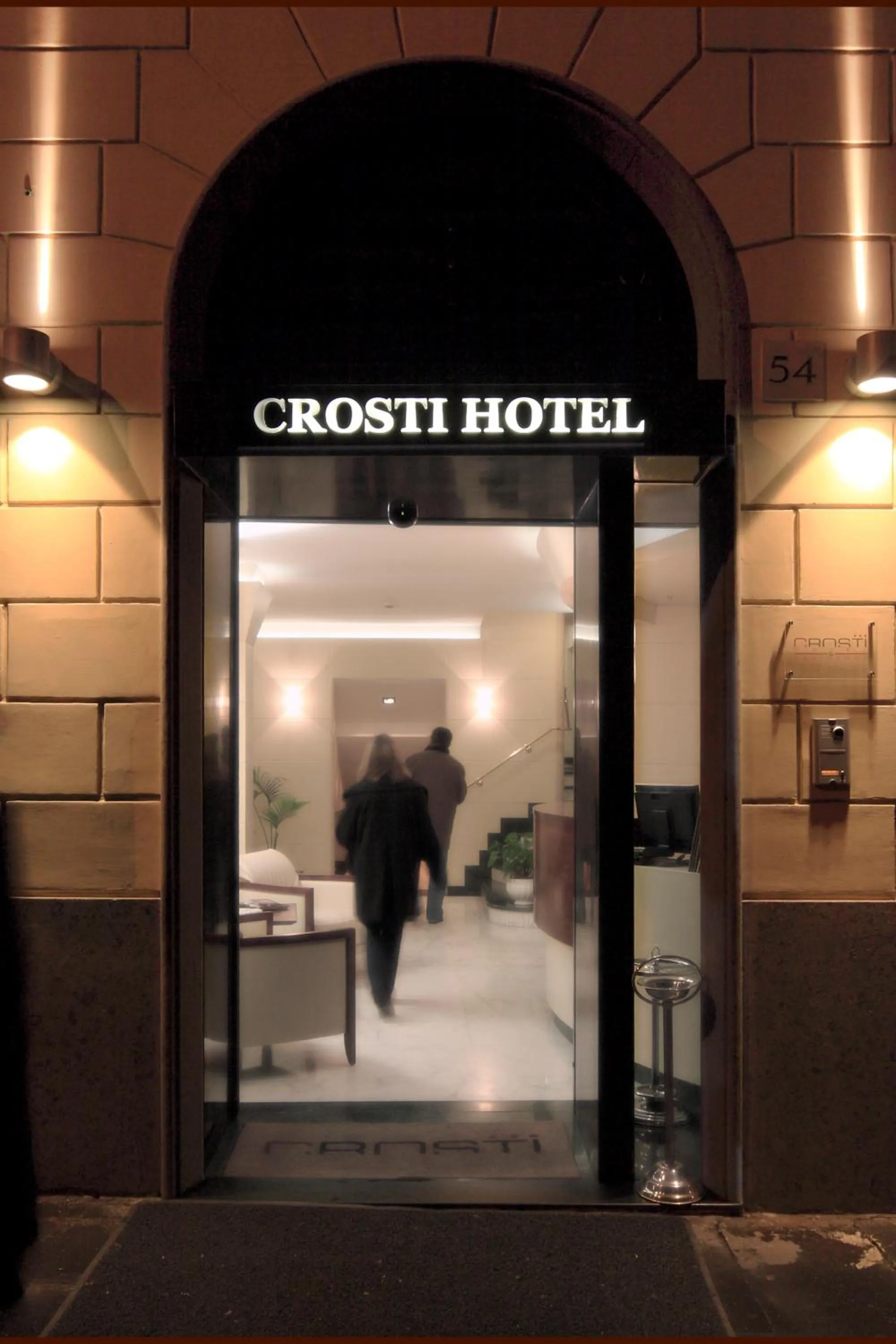 Facade/entrance in Crosti Hotel