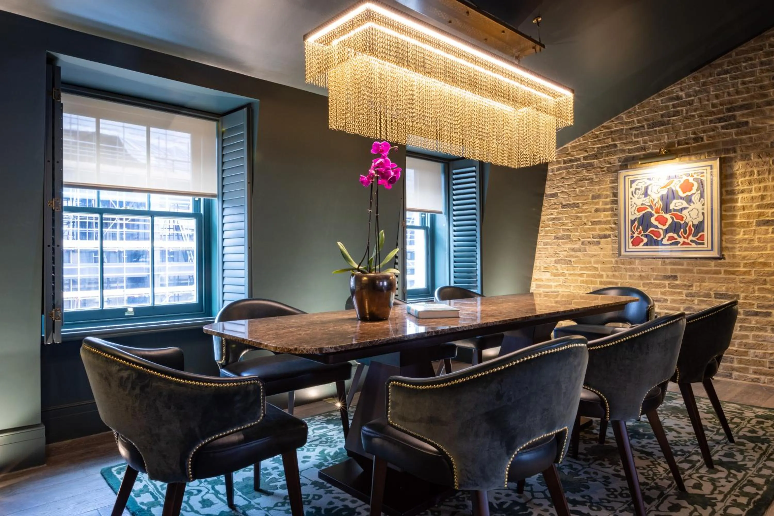 Dining area in Sun Street Hotel Shoreditch