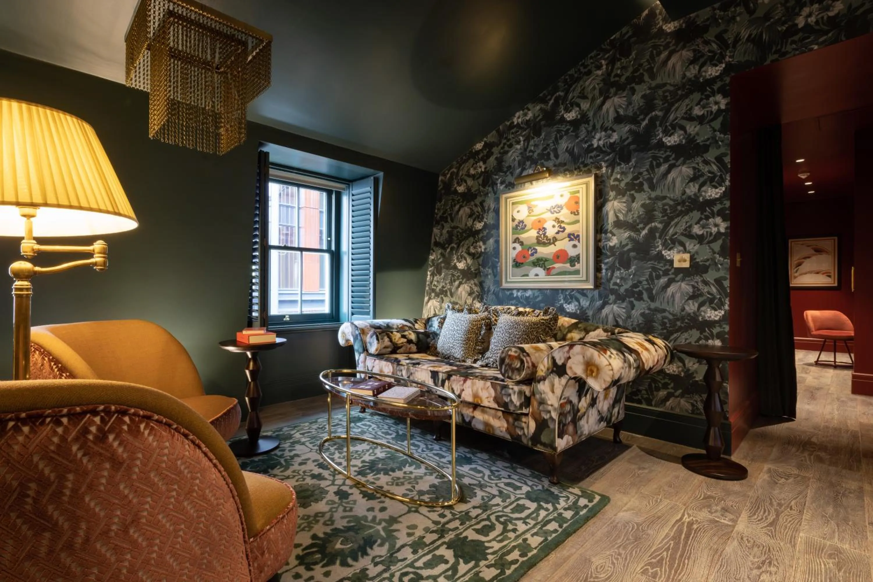 Living room in Sun Street Hotel Shoreditch