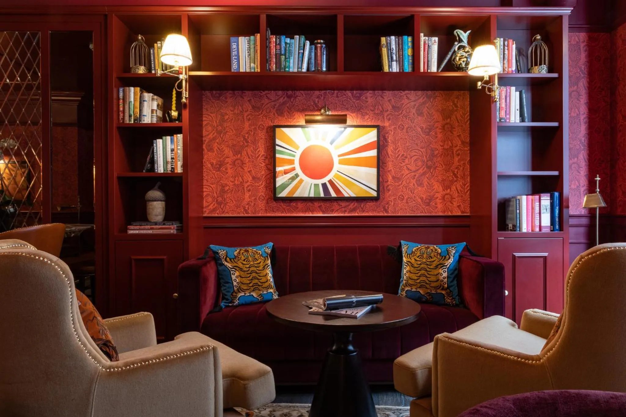 Seating area in Sun Street Hotel Shoreditch