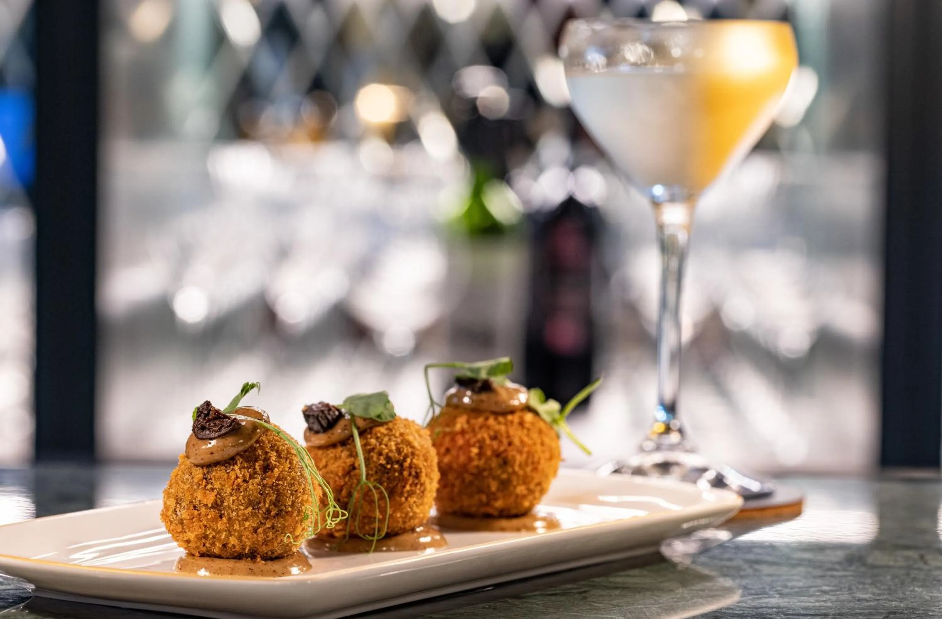 Food in Sun Street Hotel Shoreditch