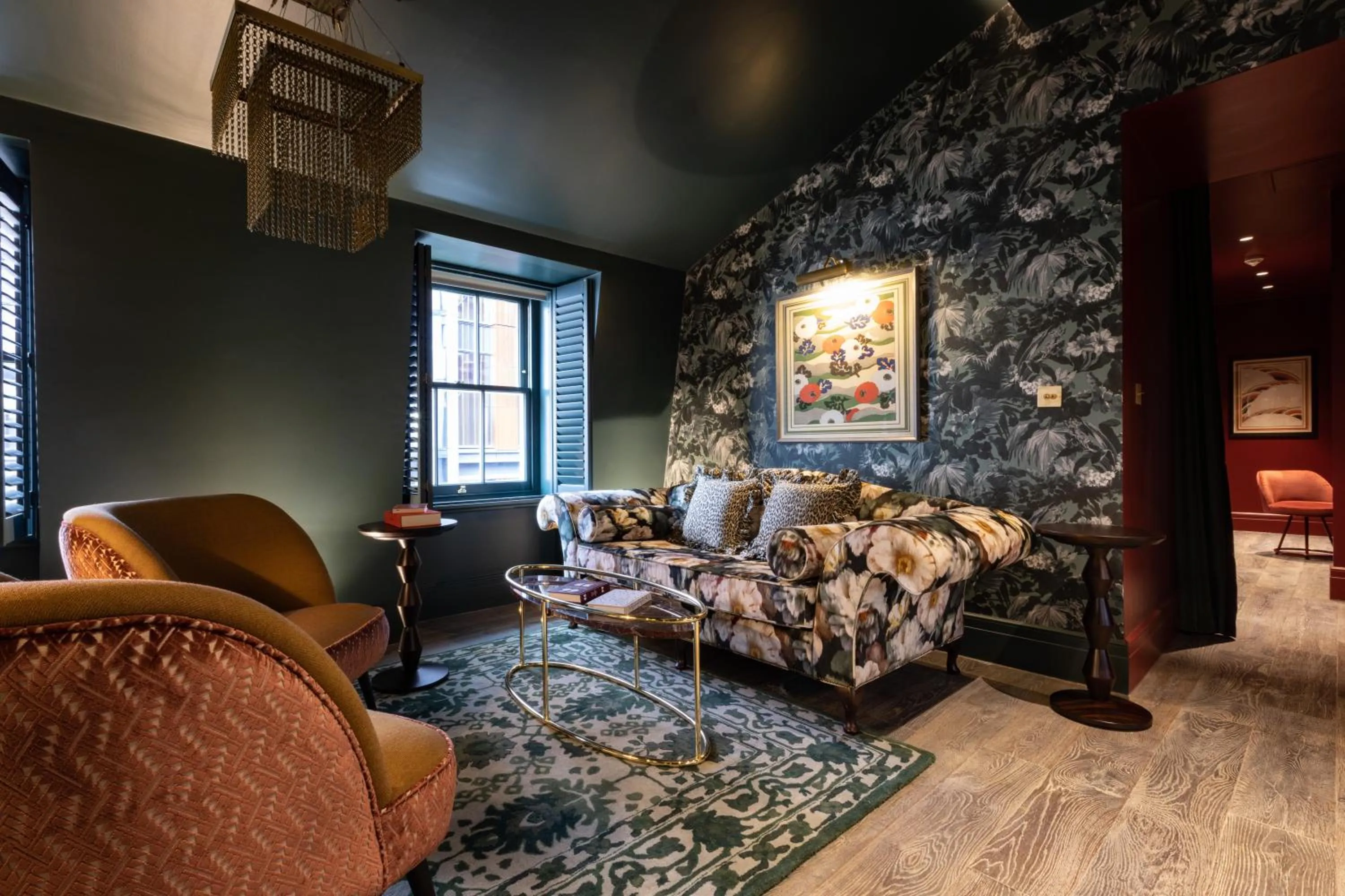 Living room in Sun Street Hotel Shoreditch